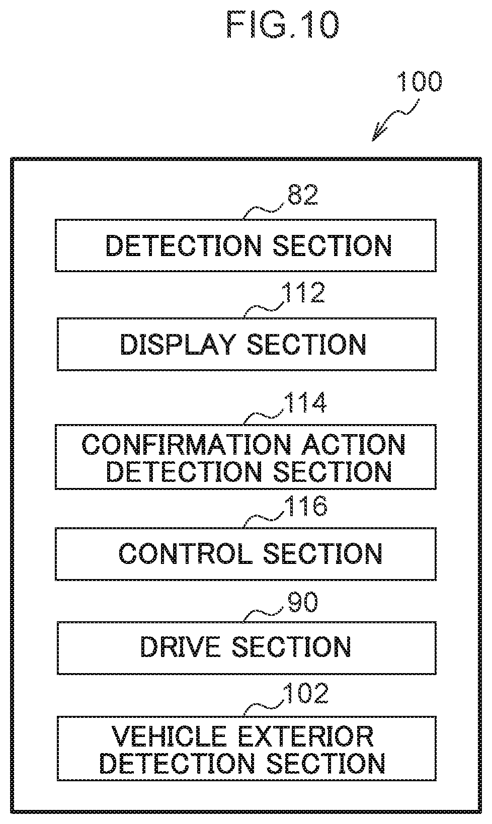 Patent US12134930 Figure 10 – Vehicle door opening/closing control system, vehicle door opening/closing method and recording medium recorded with door opening/closing program