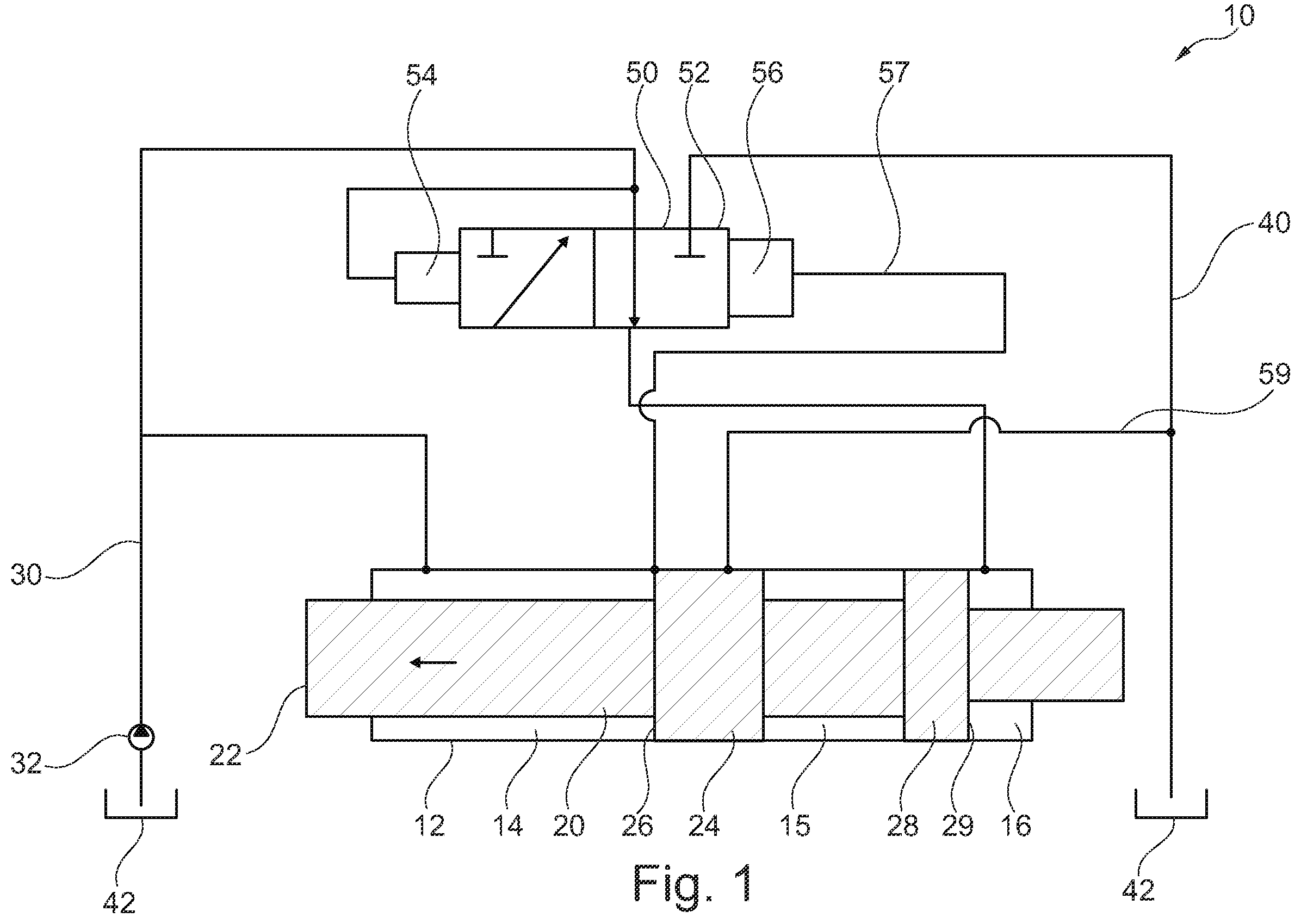 Patent US12134937 — Impact piston device for a impact drill drive — Figure 1