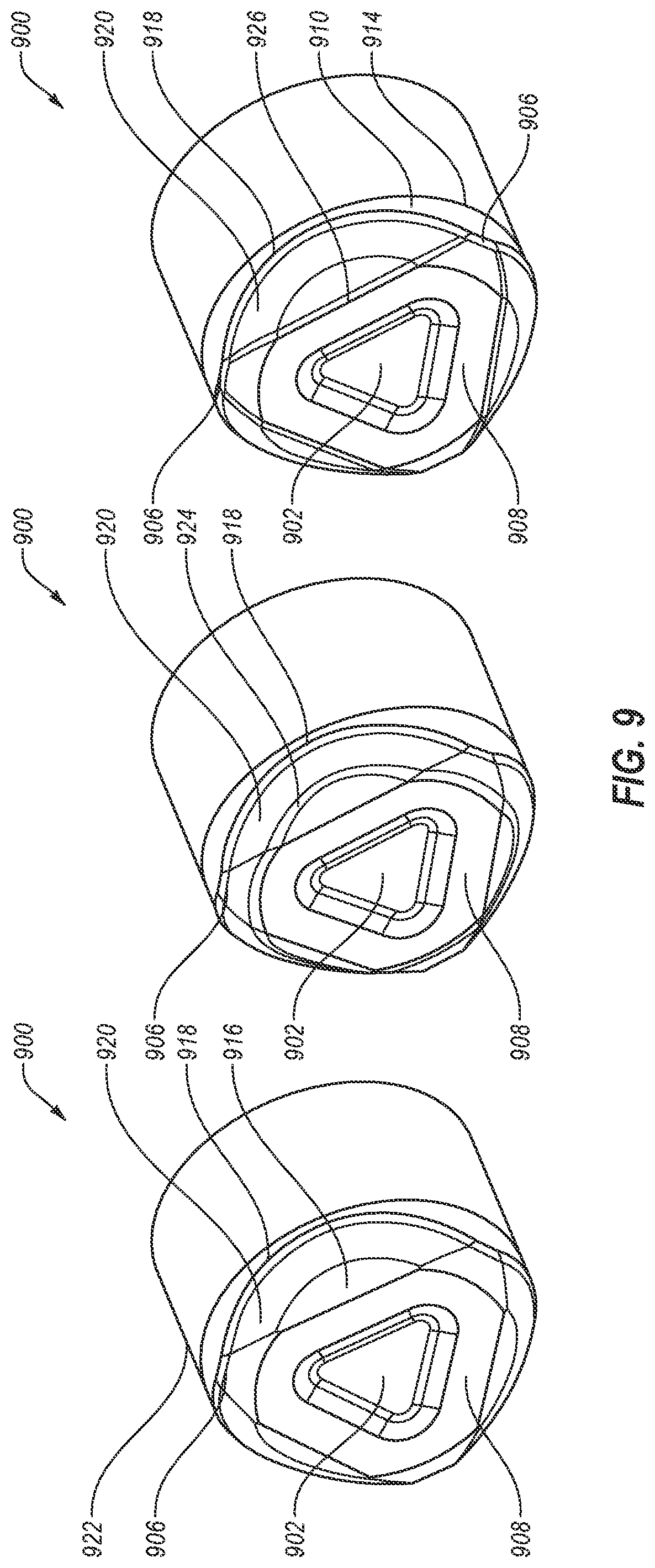Patent US12134938 Figure 7 – Cutting elements for earth-boring tools, methods of manufacturing earth-boring tools, and related earth-boring tools