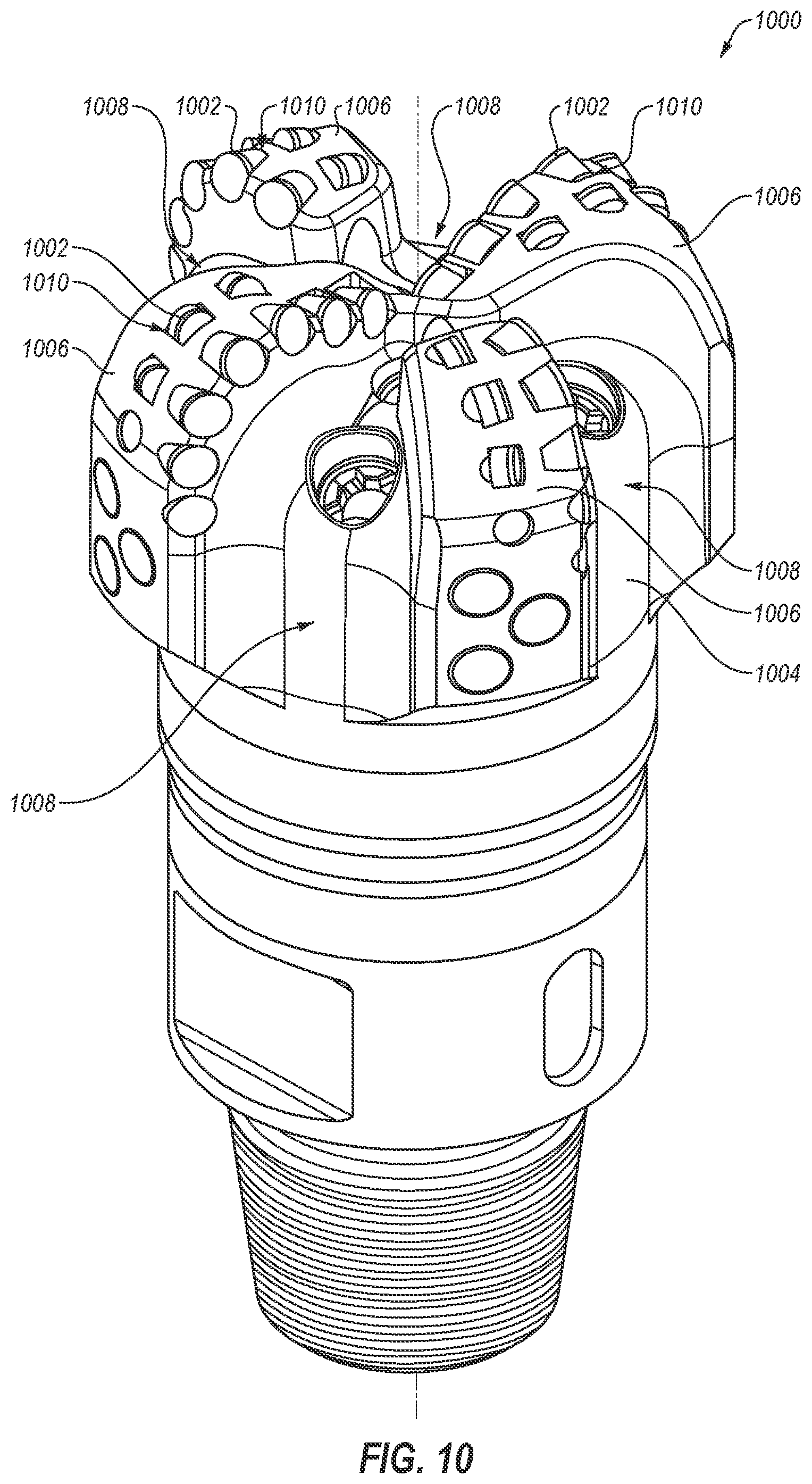 Patent US12134938 Figure 8 – Cutting elements for earth-boring tools, methods of manufacturing earth-boring tools, and related earth-boring tools