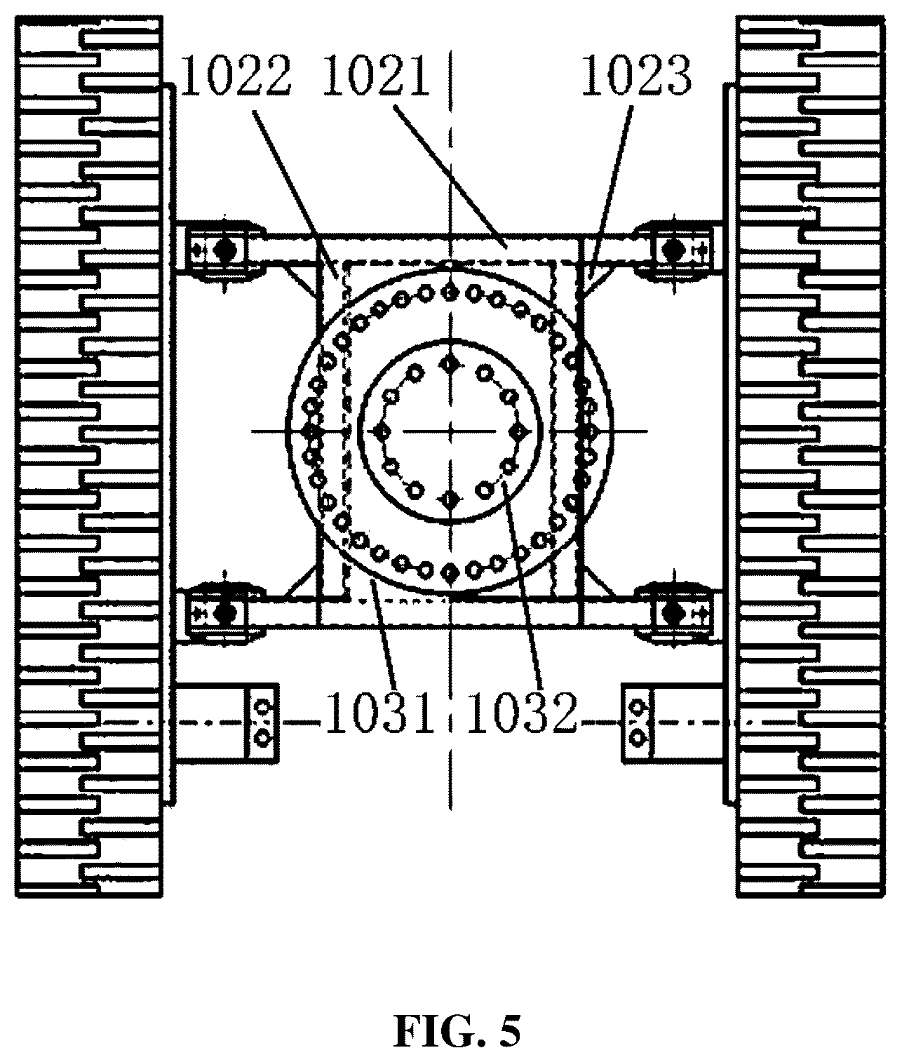 Patent US12134939 Figure 4 – Drilling device, and drilling construction method for an electric power iron tower foundation