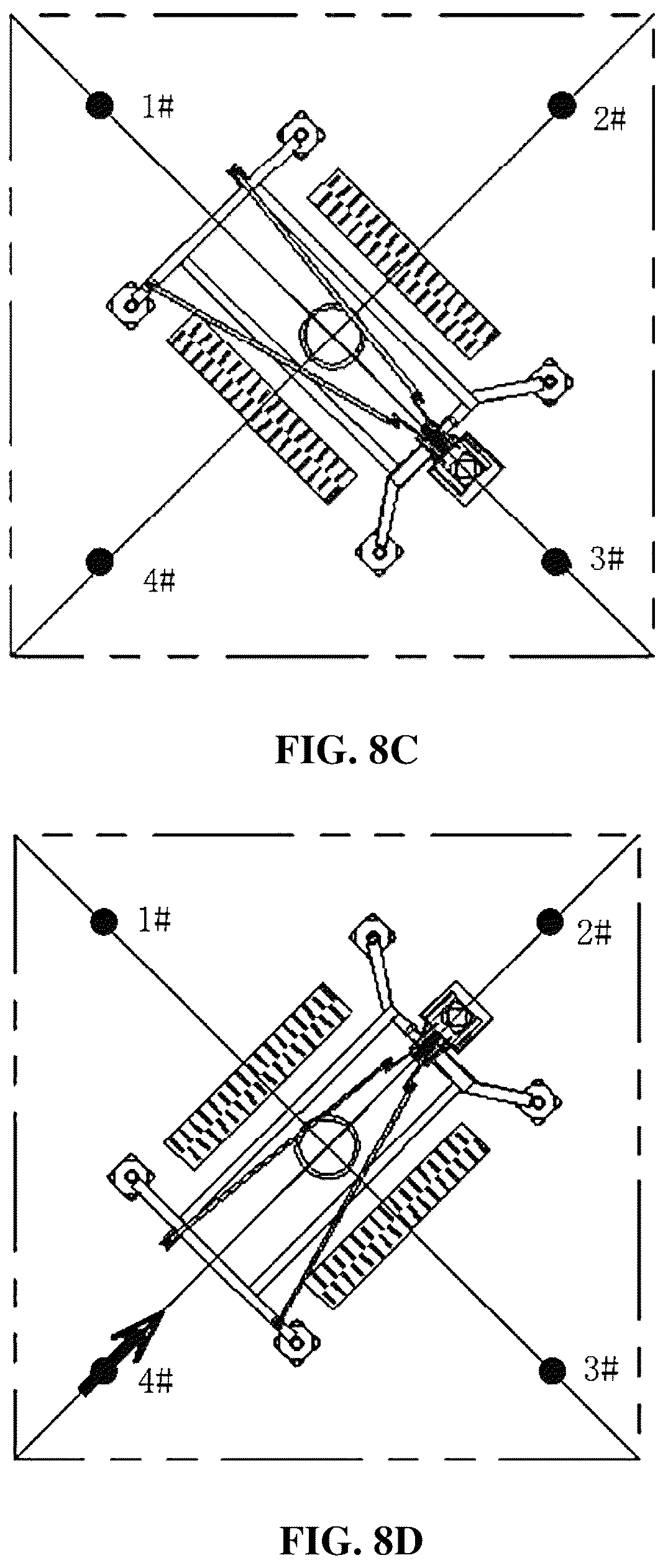 Patent US12134939 Figure 8 – Drilling device, and drilling construction method for an electric power iron tower foundation