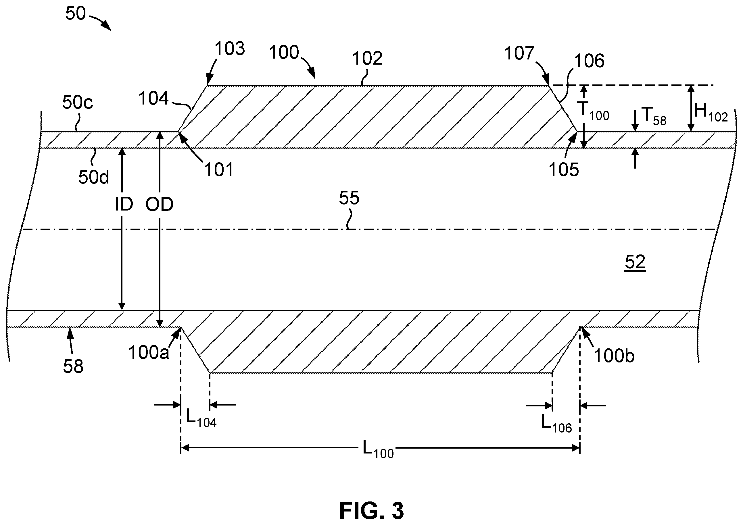 Patent US12134940 Figure 3 – Wear resistant tubular members and systems and methods for producing the same