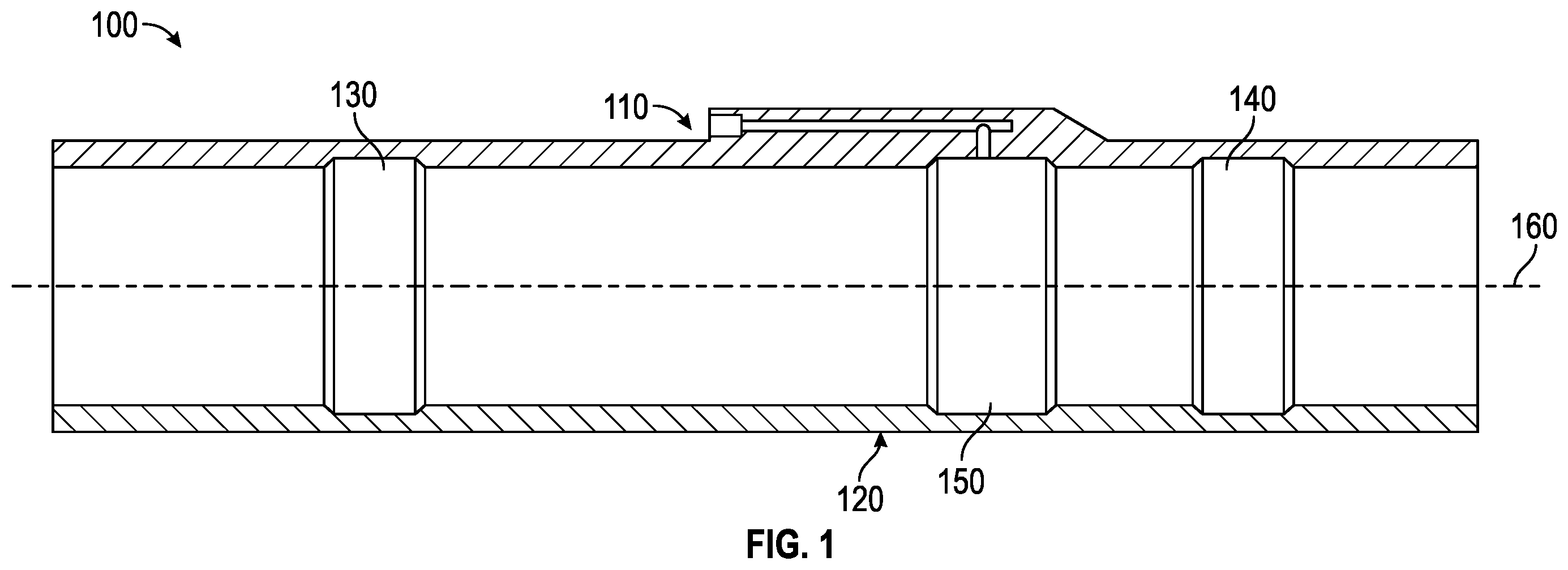 Patent US12134944 Figure 1 – Hydraulic landing nipple