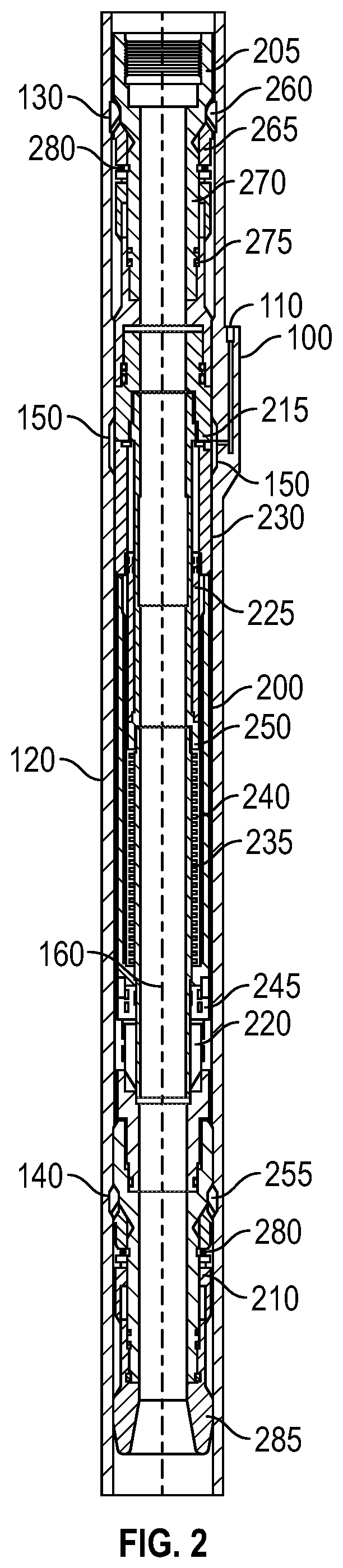 Patent US12134944 Figure 2 – Hydraulic landing nipple