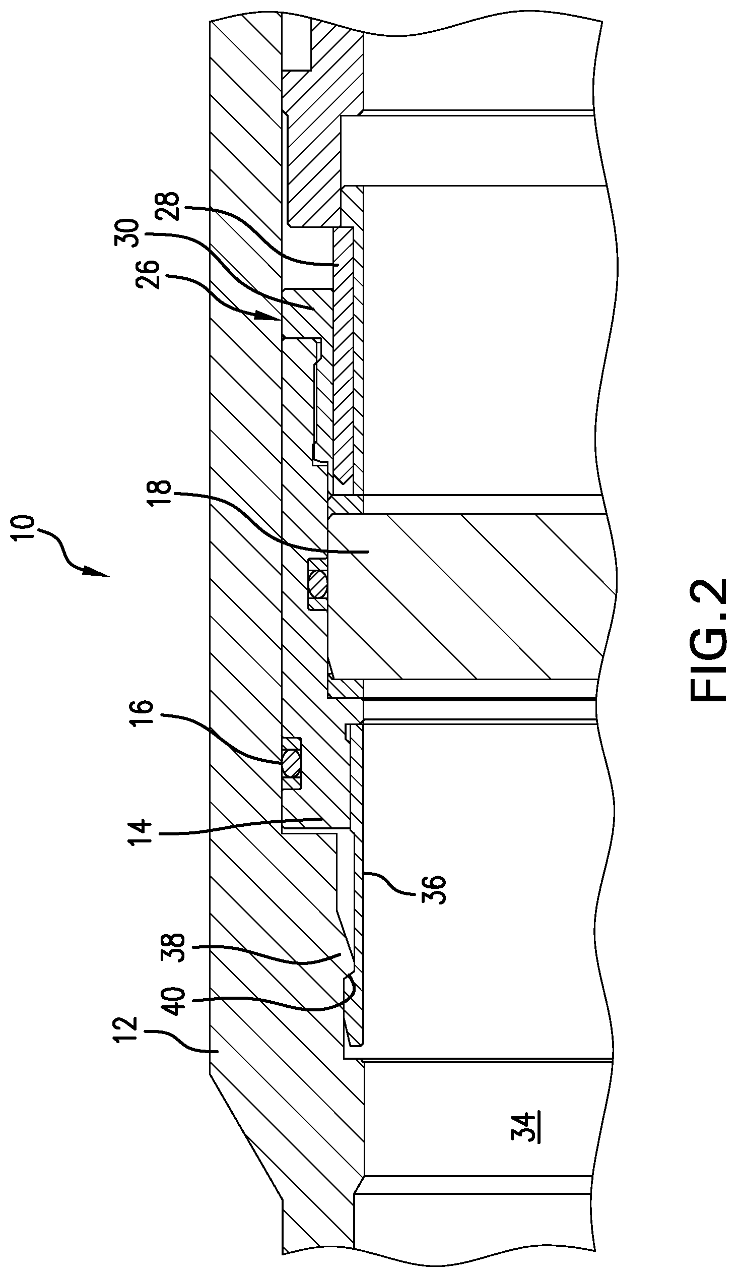 Patent US12134945 Figure 2 – Frangible disk sub, method and system