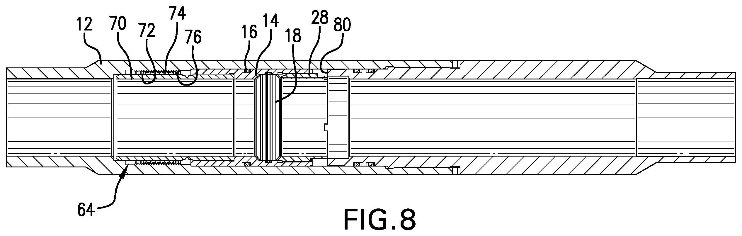 Patent US12134945 Figure 8 – Frangible disk sub, method and system