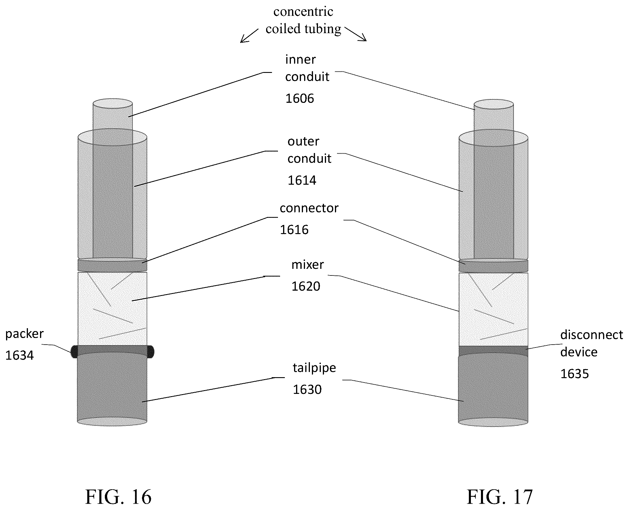 Patent US12134950 Figure 16 – Deployment methods for expandable polymer grout for plug and abandonment applications