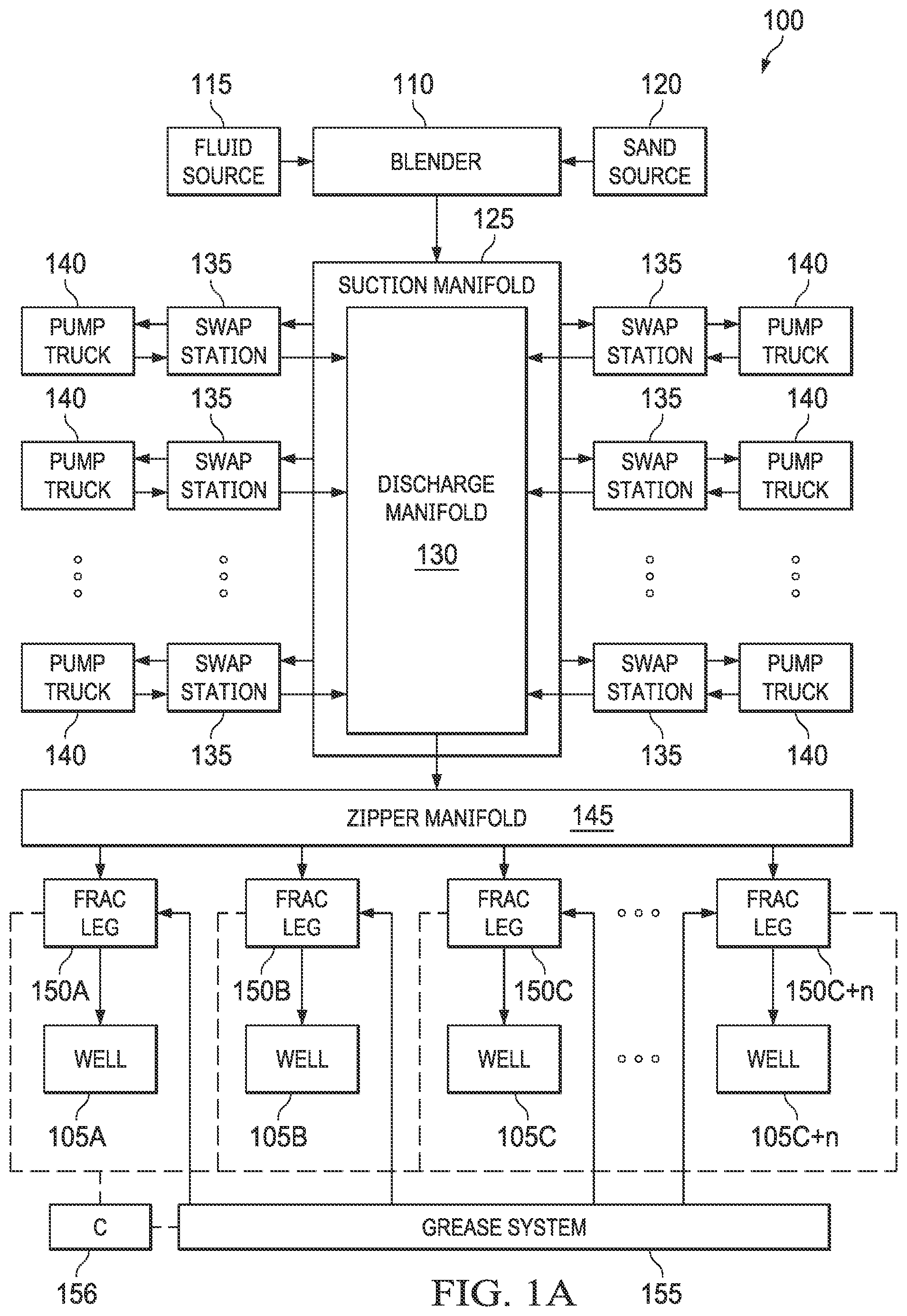 Patent US12134952 Figure 1 – Hydraulic fracturing plan and execution of same