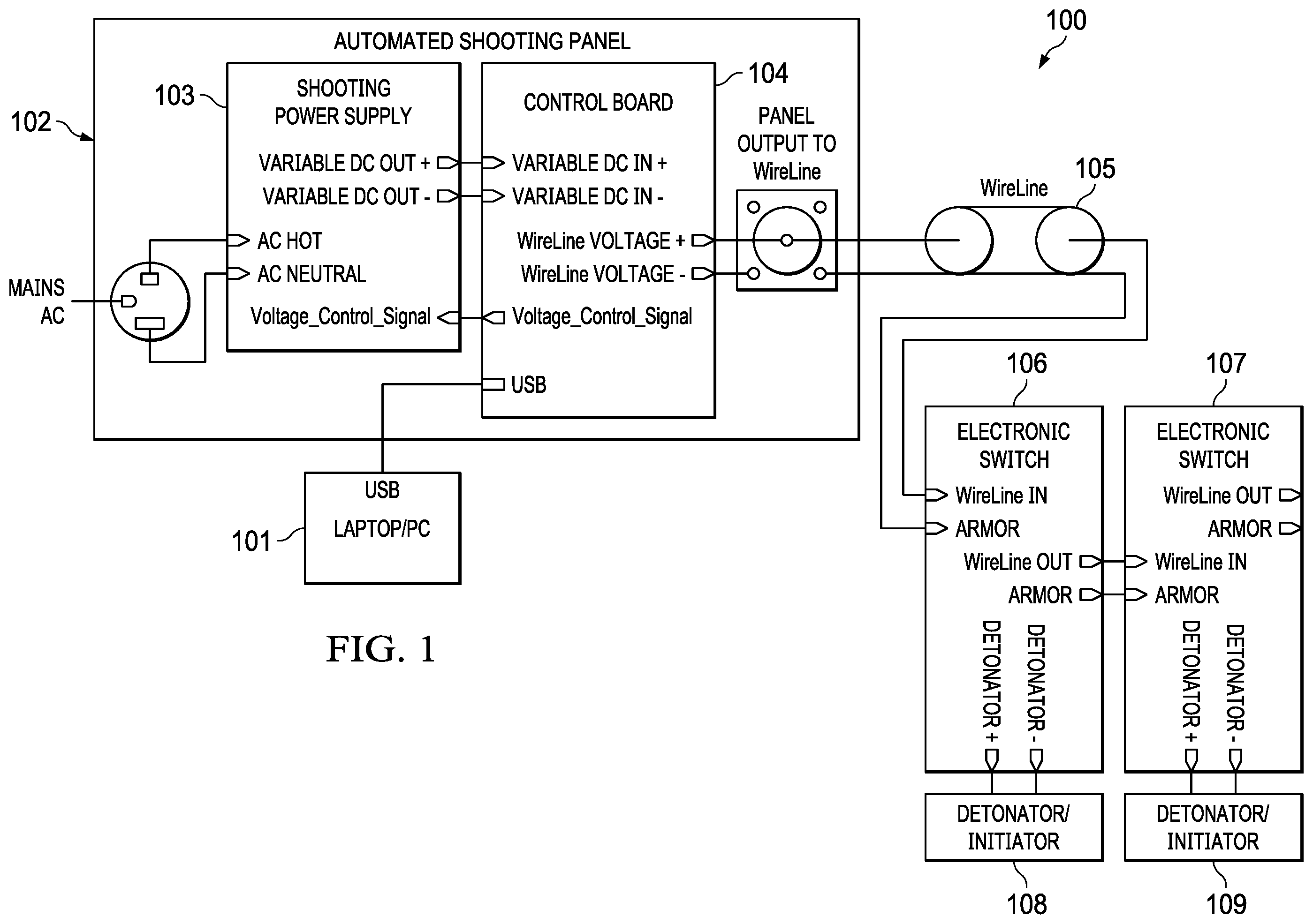 Patent US12134958 Figure 1 – Perforating panel unit and method