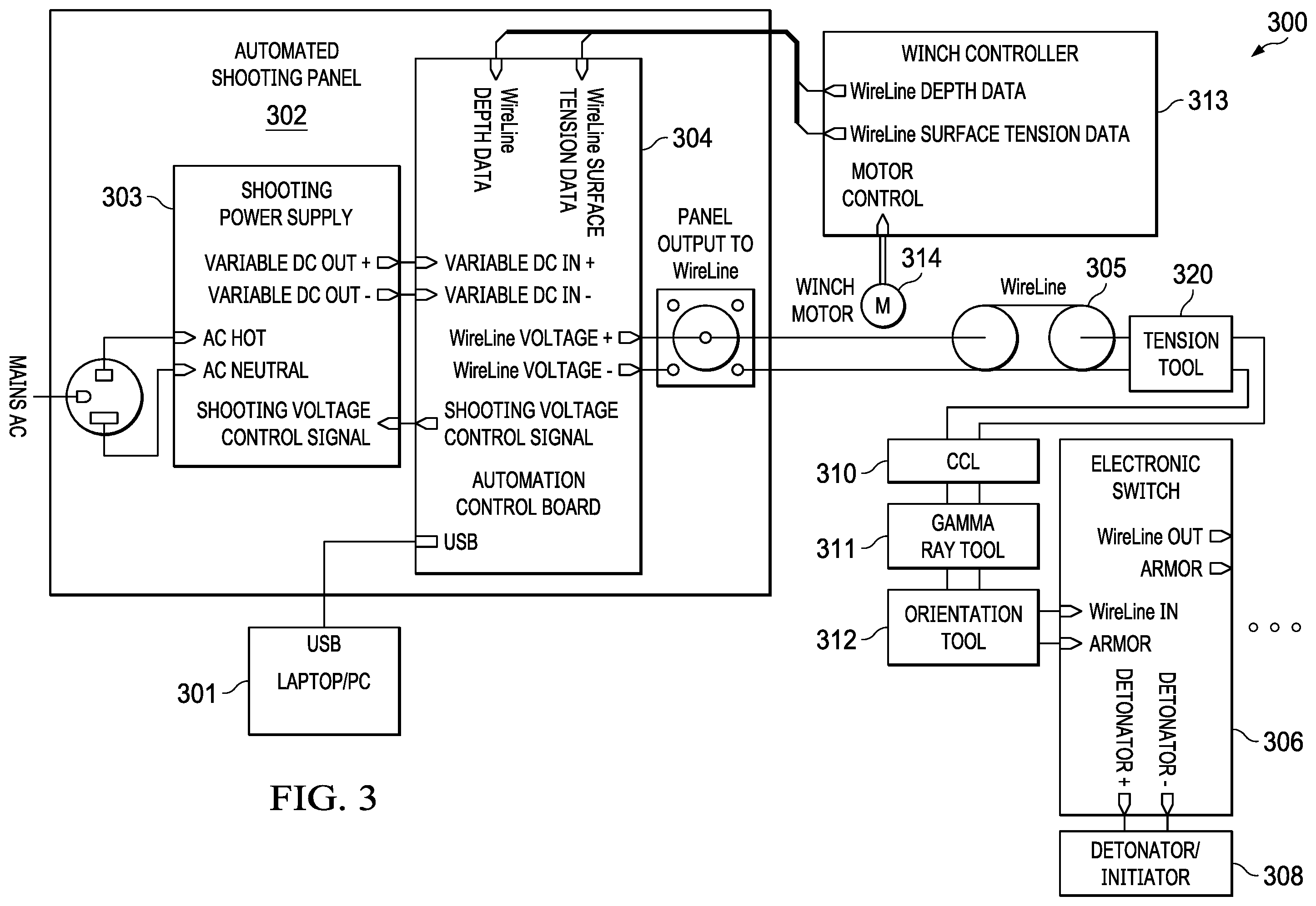 Patent US12134958 Figure 3 – Perforating panel unit and method