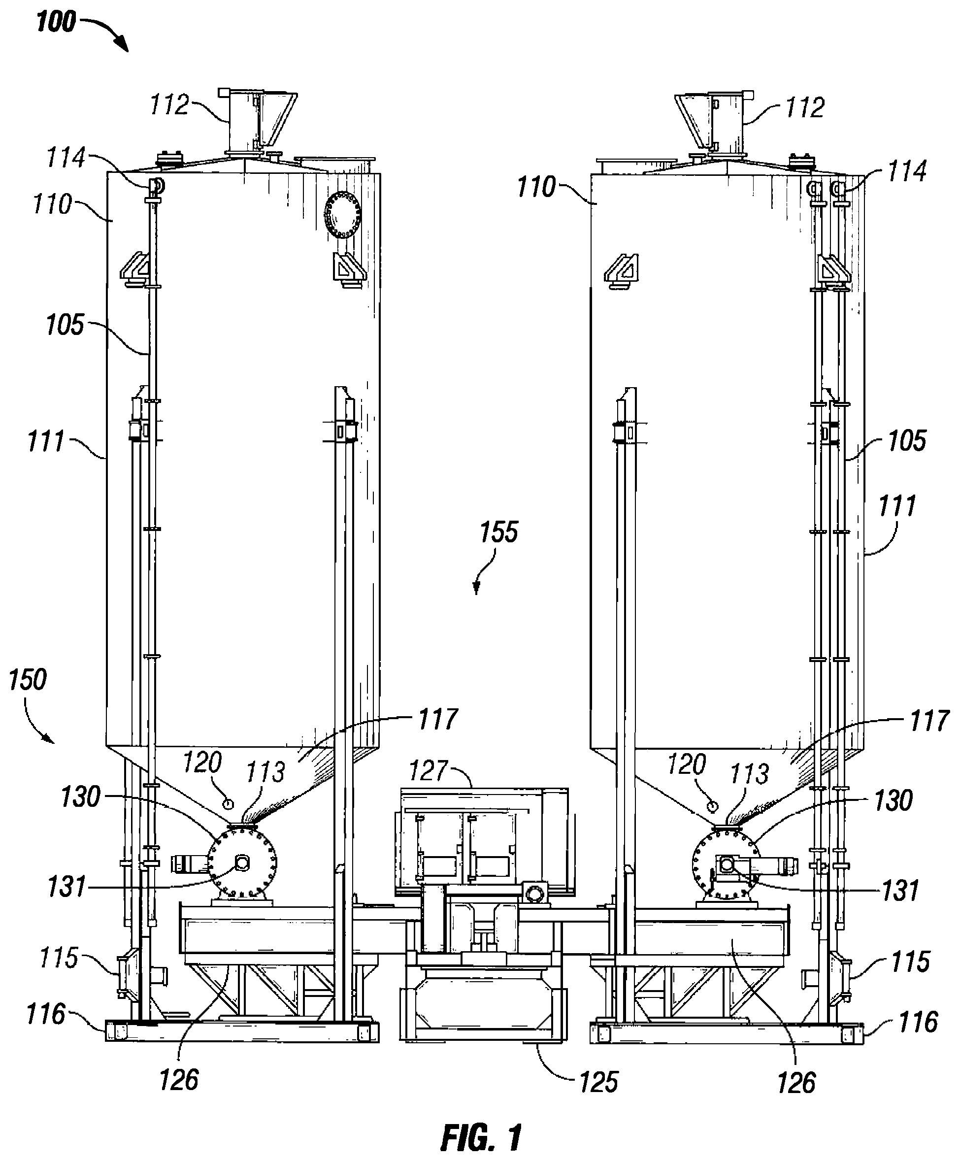 Patent US12134961 — Method and system for metering proppant — Figure 1