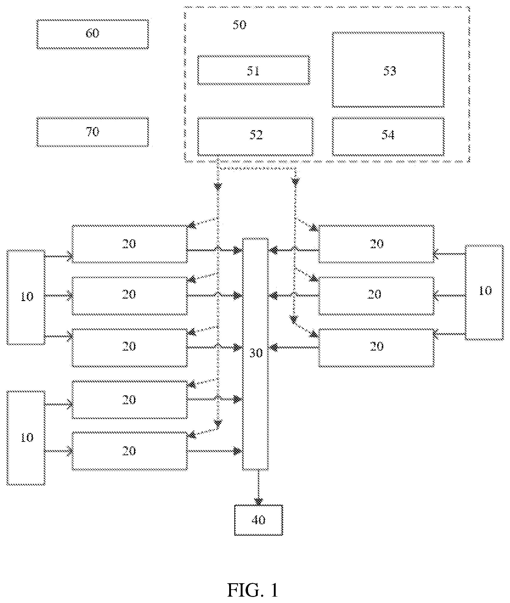 Patent US12134964 Figure 1 – Electrically driven fracturing system