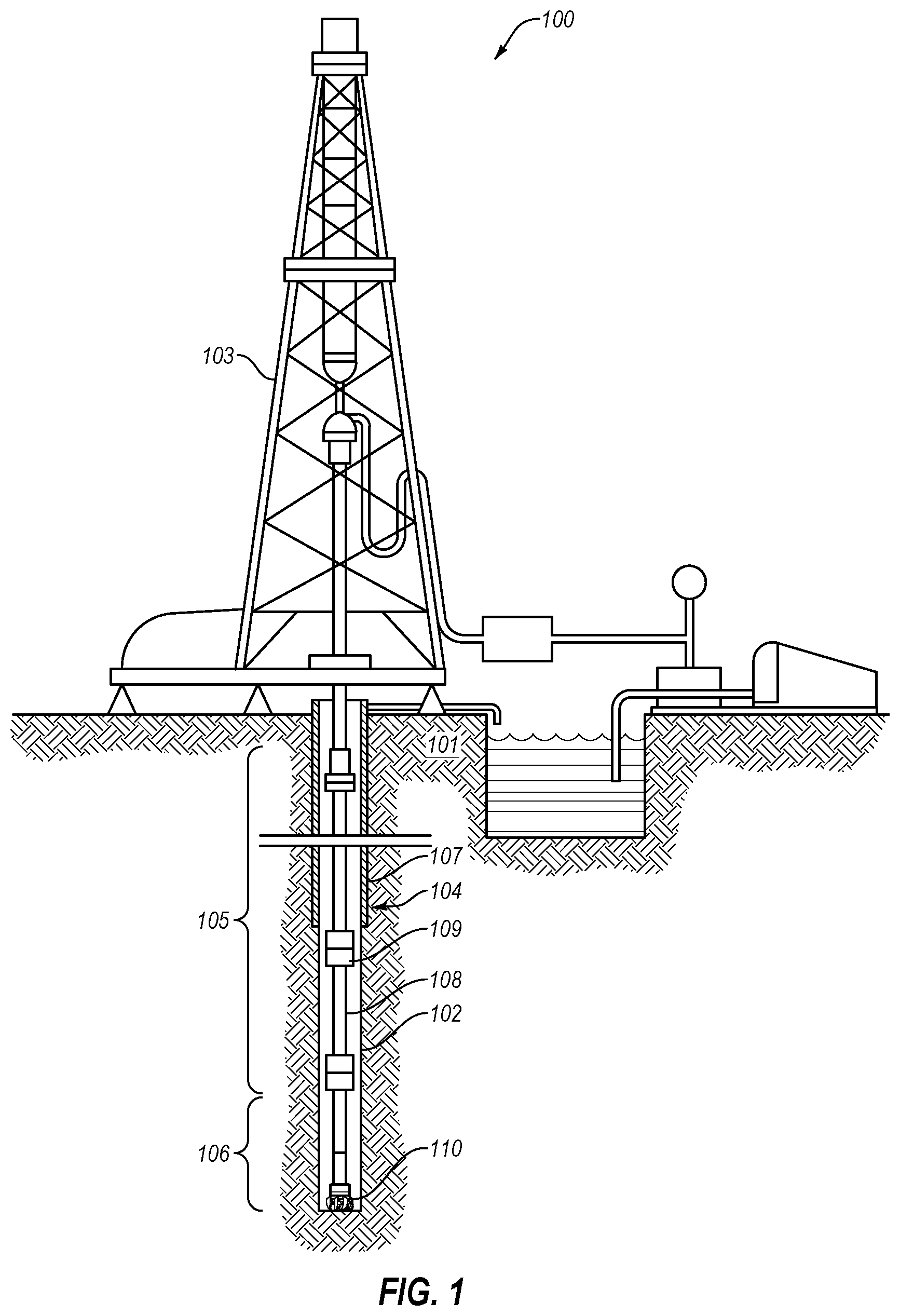 Patent US12134967 Figure 1 – Park position for a survey tool