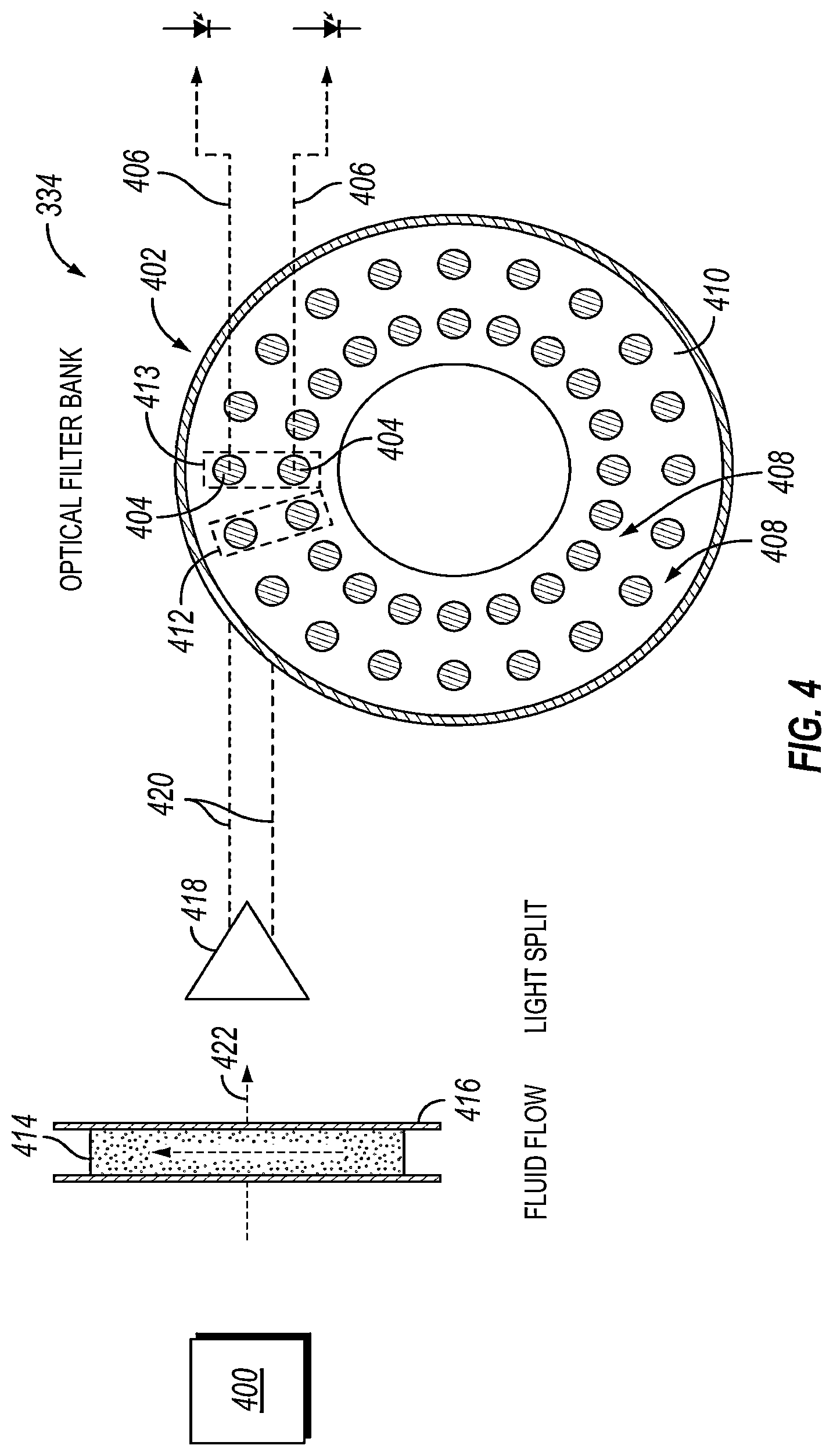 Patent US12134968 Figure 4 – Inorganic scale detection or scaling potential downhole
