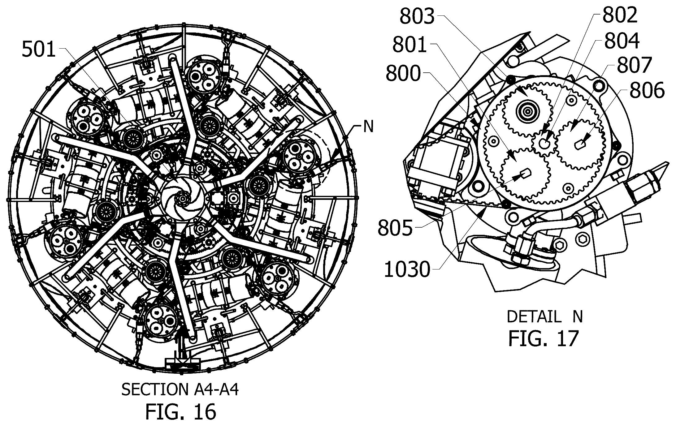 Patent US12134970 Figure 10 – Electromagnetic turbine and fluid recirculation system