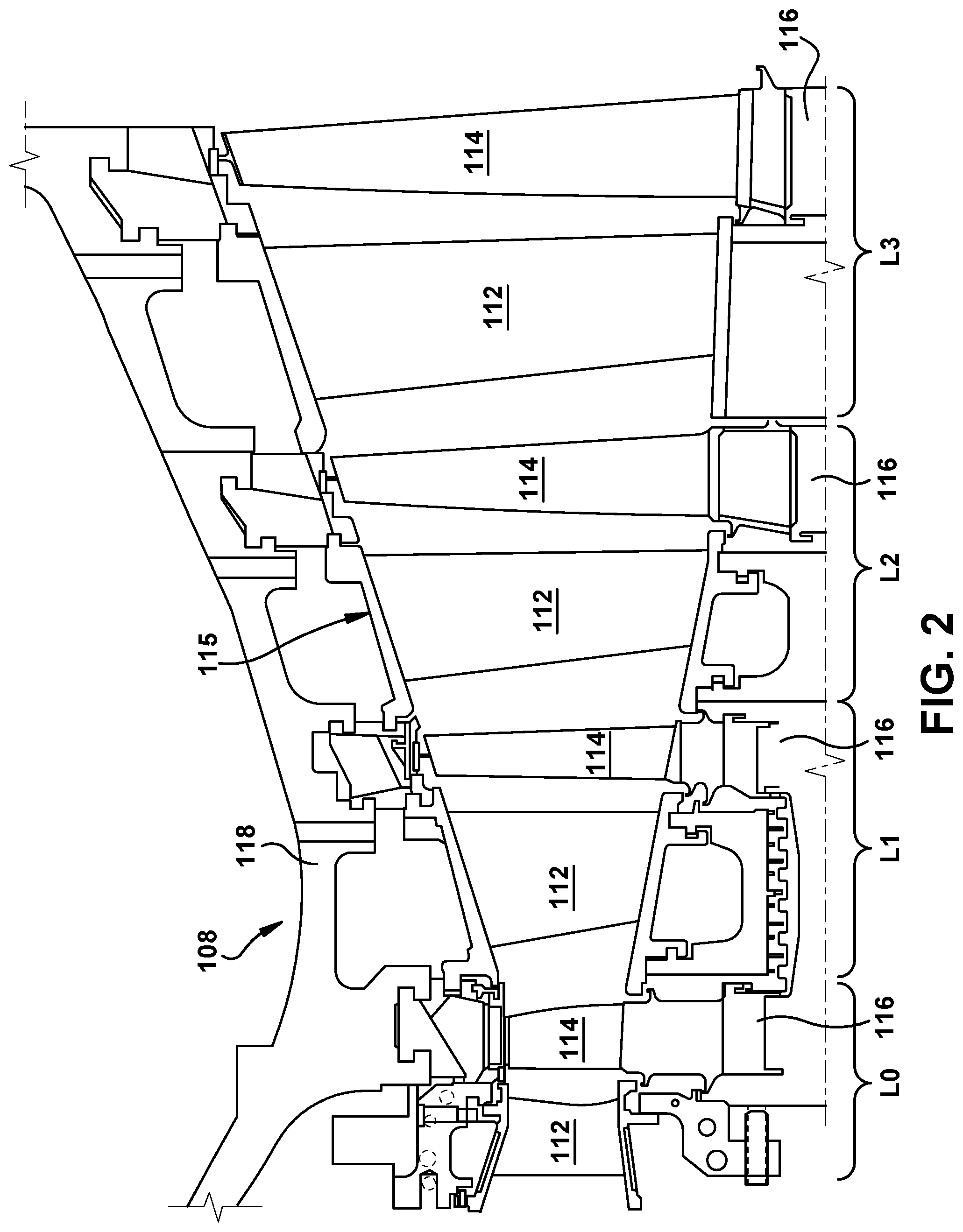 Patent US12134972 Figure 2 – Damper element with spring-suspended bearing member for vibration dampening system for turbine blade