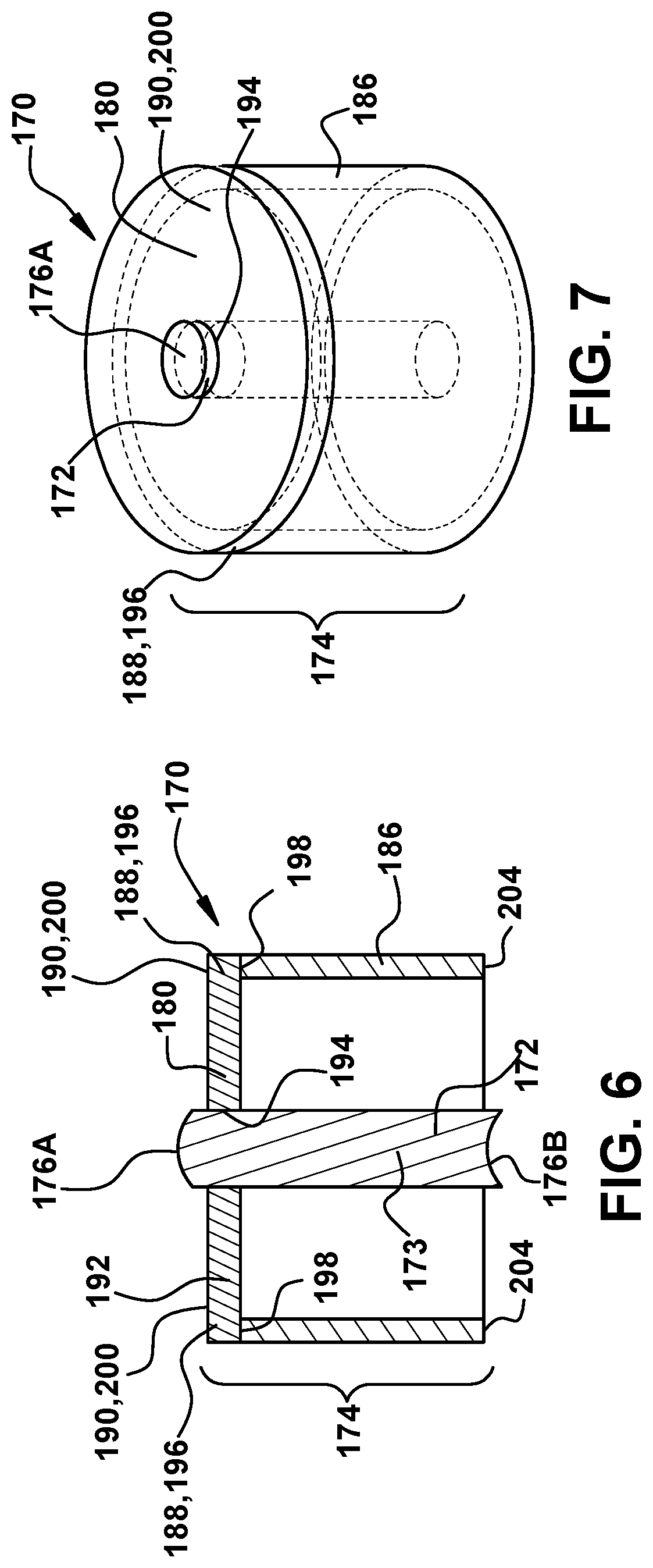 Patent US12134972 Figure 6 – Damper element with spring-suspended bearing member for vibration dampening system for turbine blade