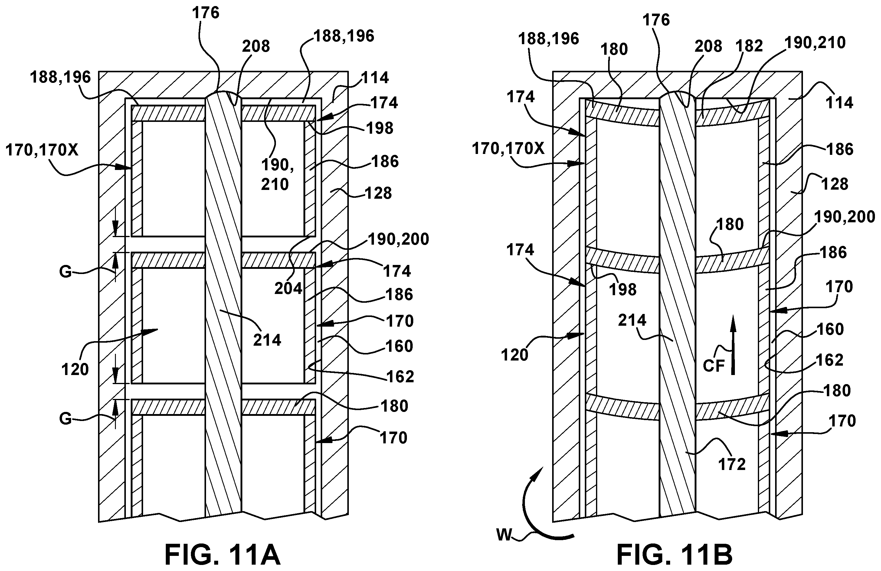 Patent US12134972 Figure 9 – Damper element with spring-suspended bearing member for vibration dampening system for turbine blade