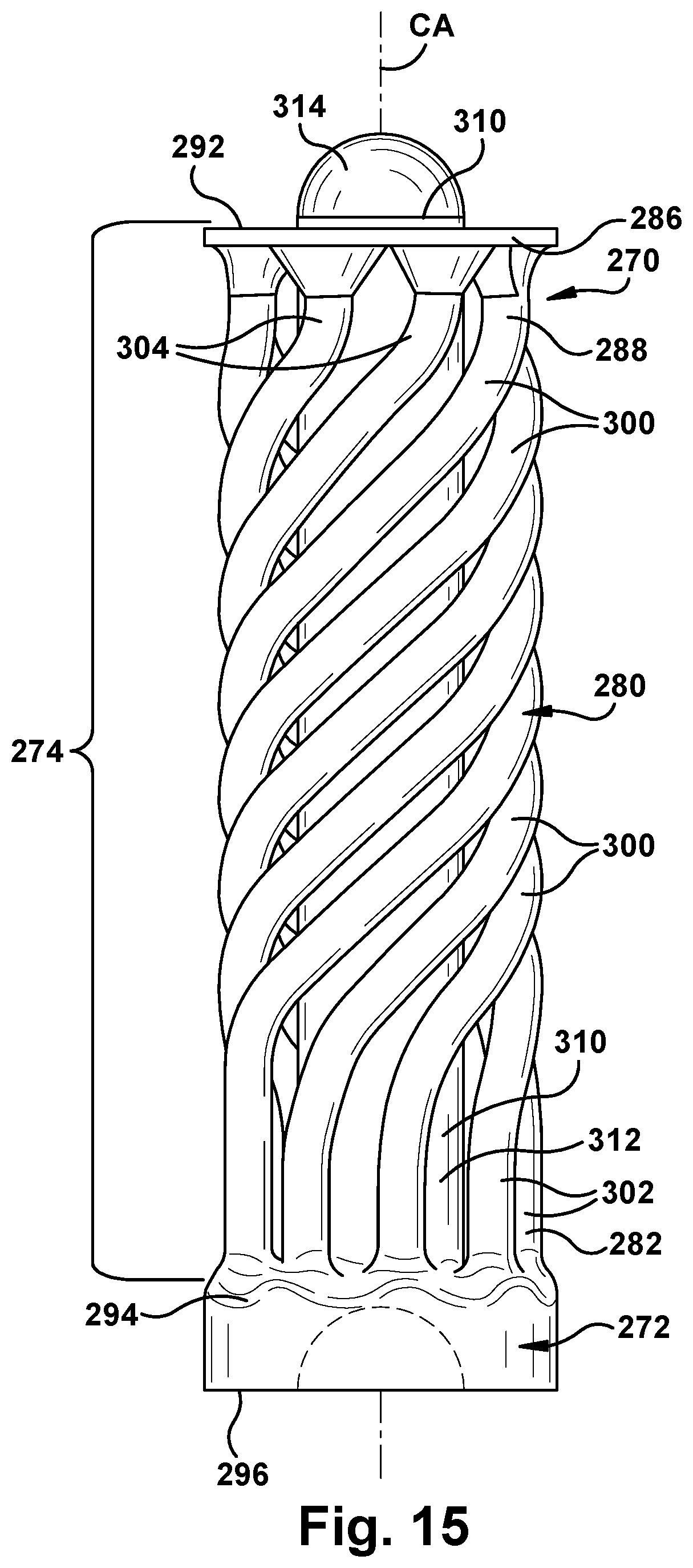 Patent US12134972 Figure 13 – Damper element with spring-suspended bearing member for vibration dampening system for turbine blade