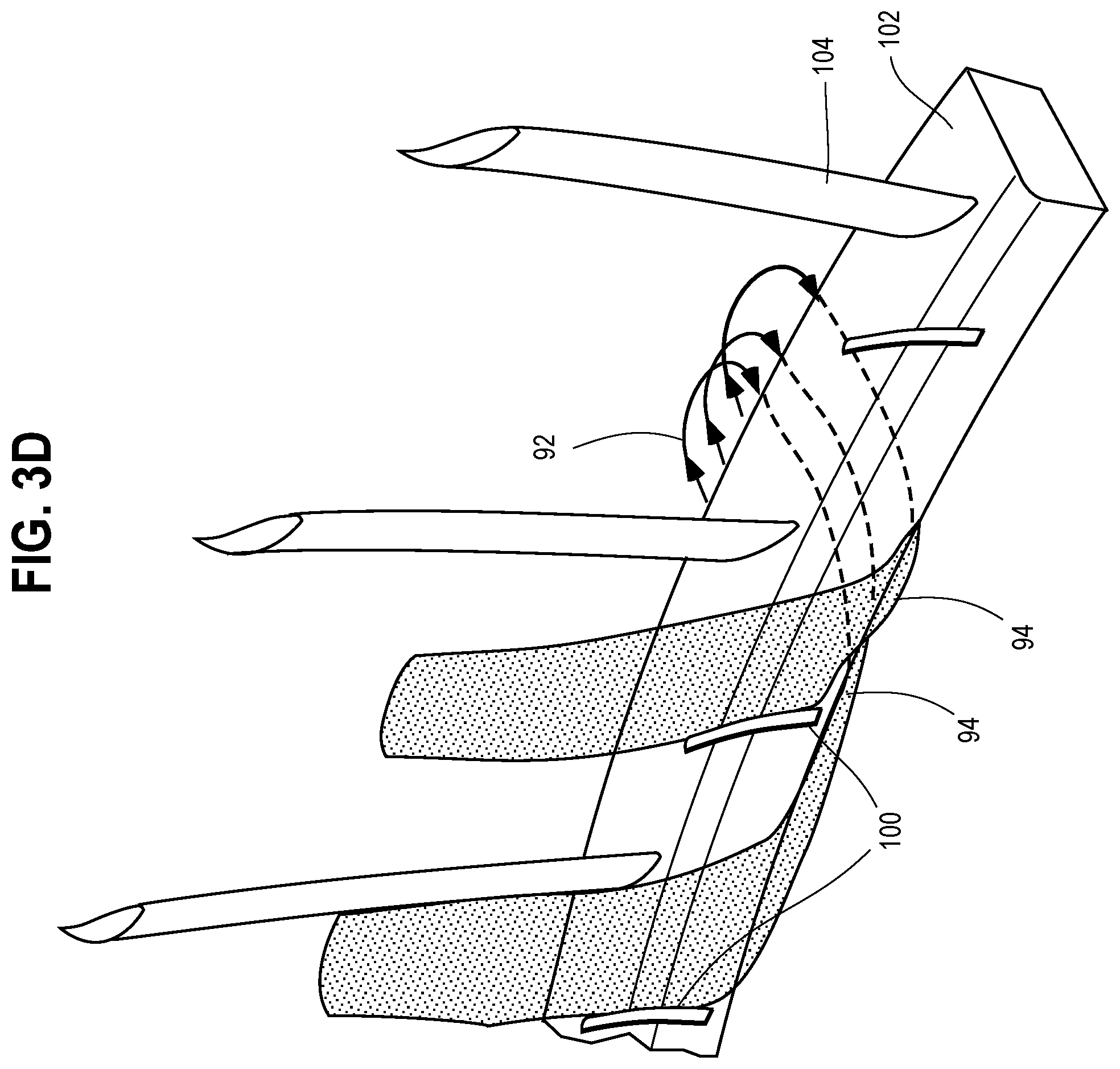 Patent US12134974 Figure 6 – Core air leakage redirection structures for aircraft engines