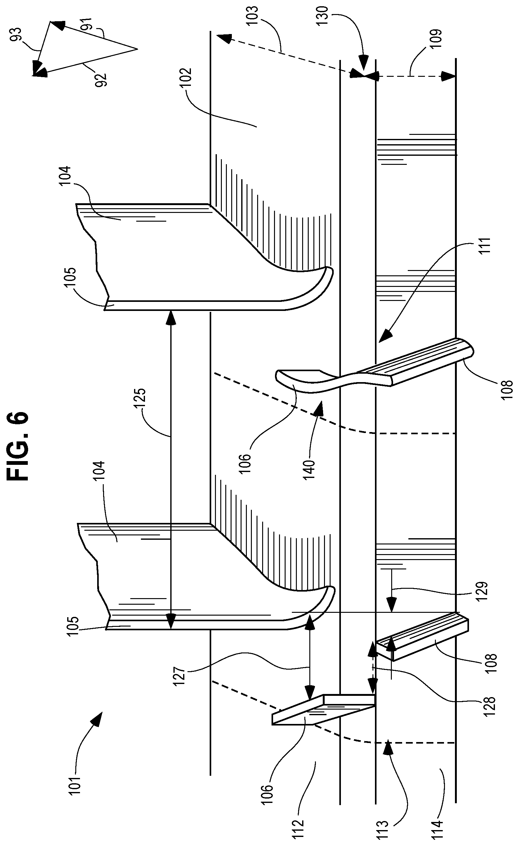 Patent US12134974 Figure 10 – Core air leakage redirection structures for aircraft engines