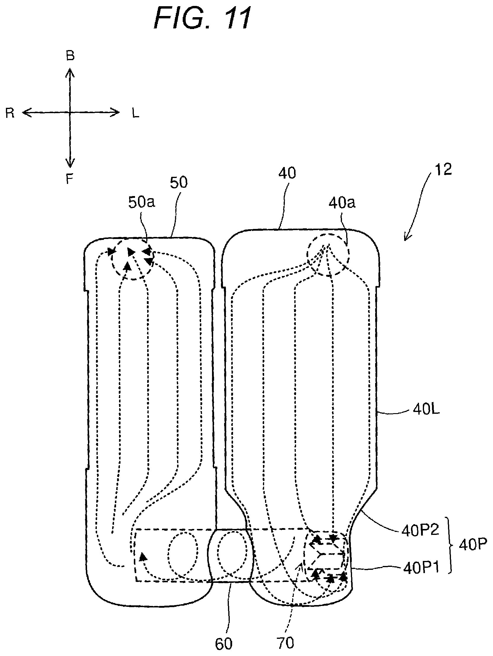 Patent US12134978 Figure 11 – Aftertreatment device and engine