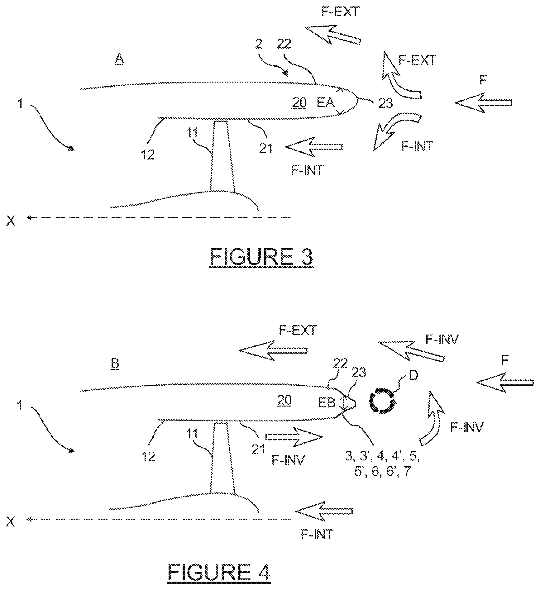 Patent US12134983 Figure 2 – Process for using an air input of a turboreactor nacelle comprising an air input lip which comprises a portion which can be moved to promote a thrust inversion phase