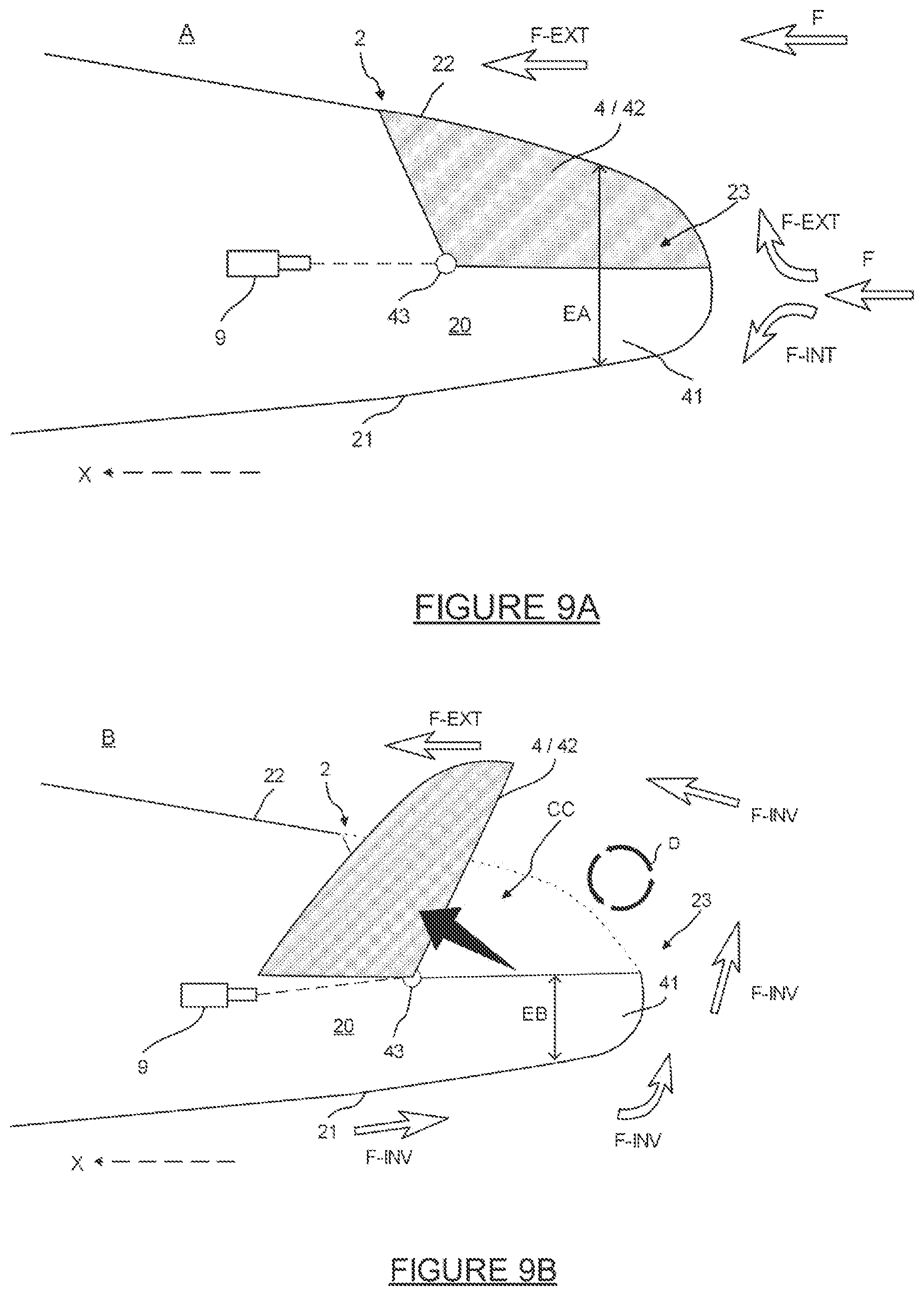 Patent US12134983 Figure 6 – Process for using an air input of a turboreactor nacelle comprising an air input lip which comprises a portion which can be moved to promote a thrust inversion phase