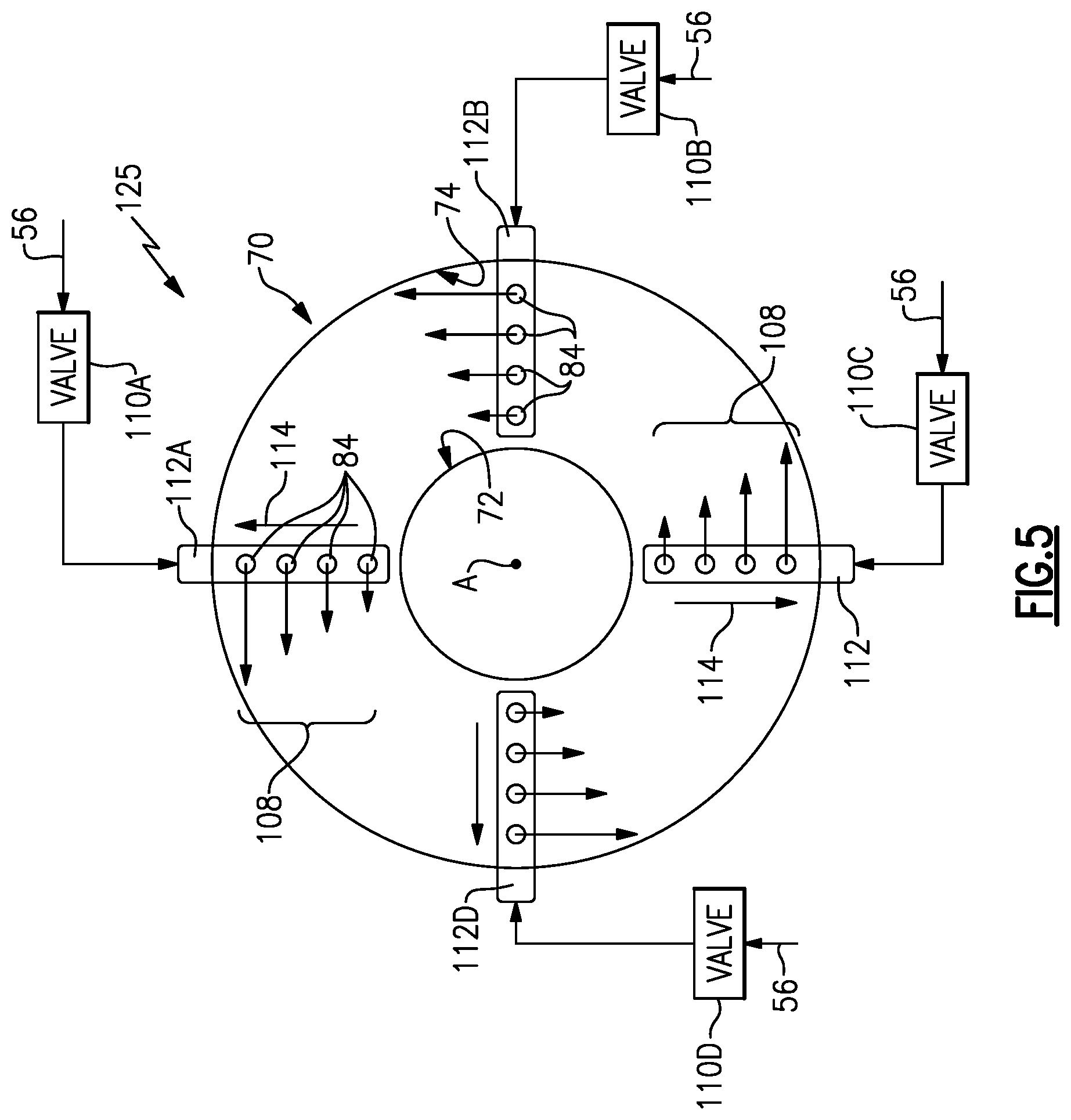 Patent US12134984 Figure 5 – Fluidic compressor inlet guide vanes