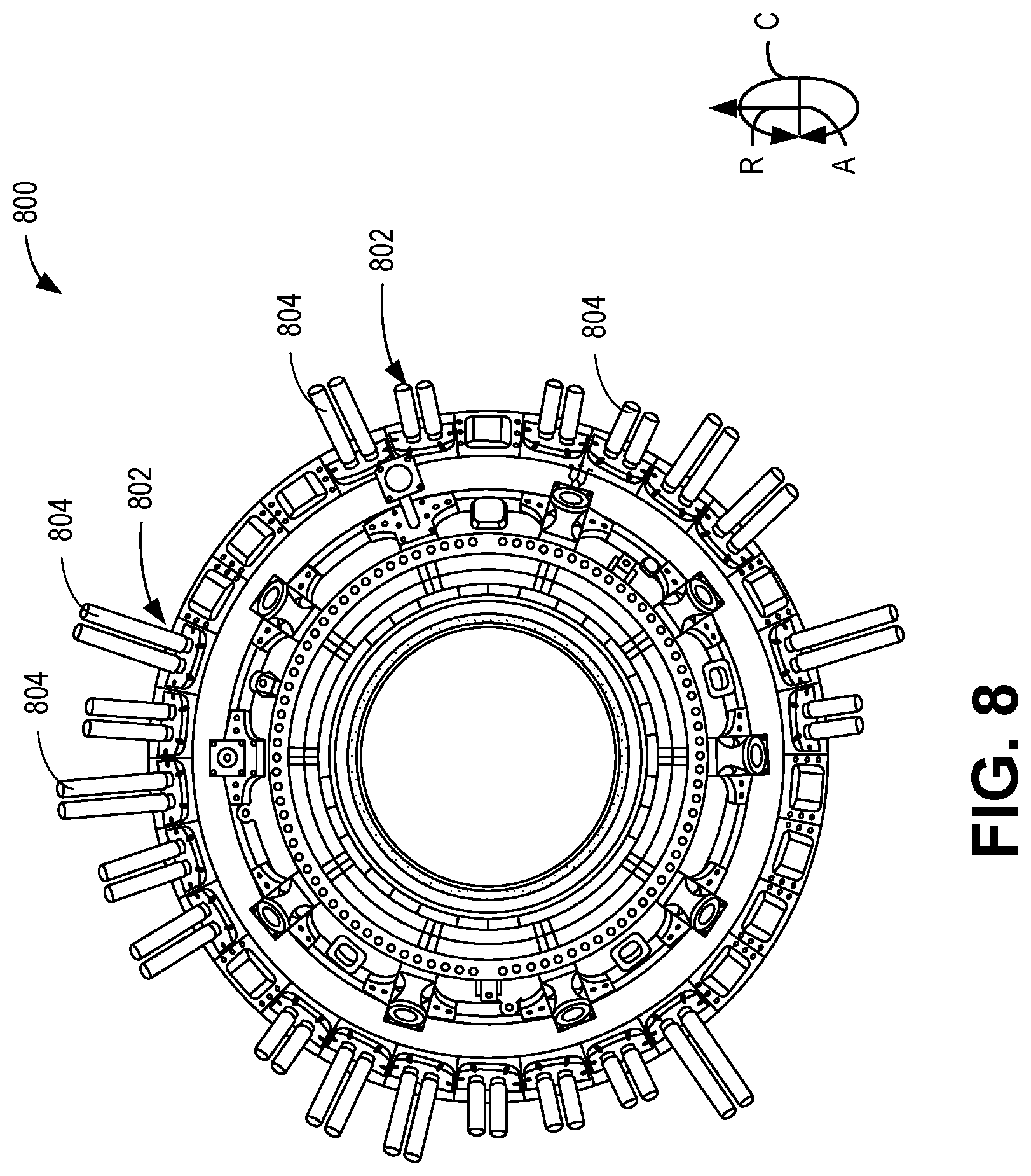 Patent US12134986 Figure 8 – Acoustic damping device