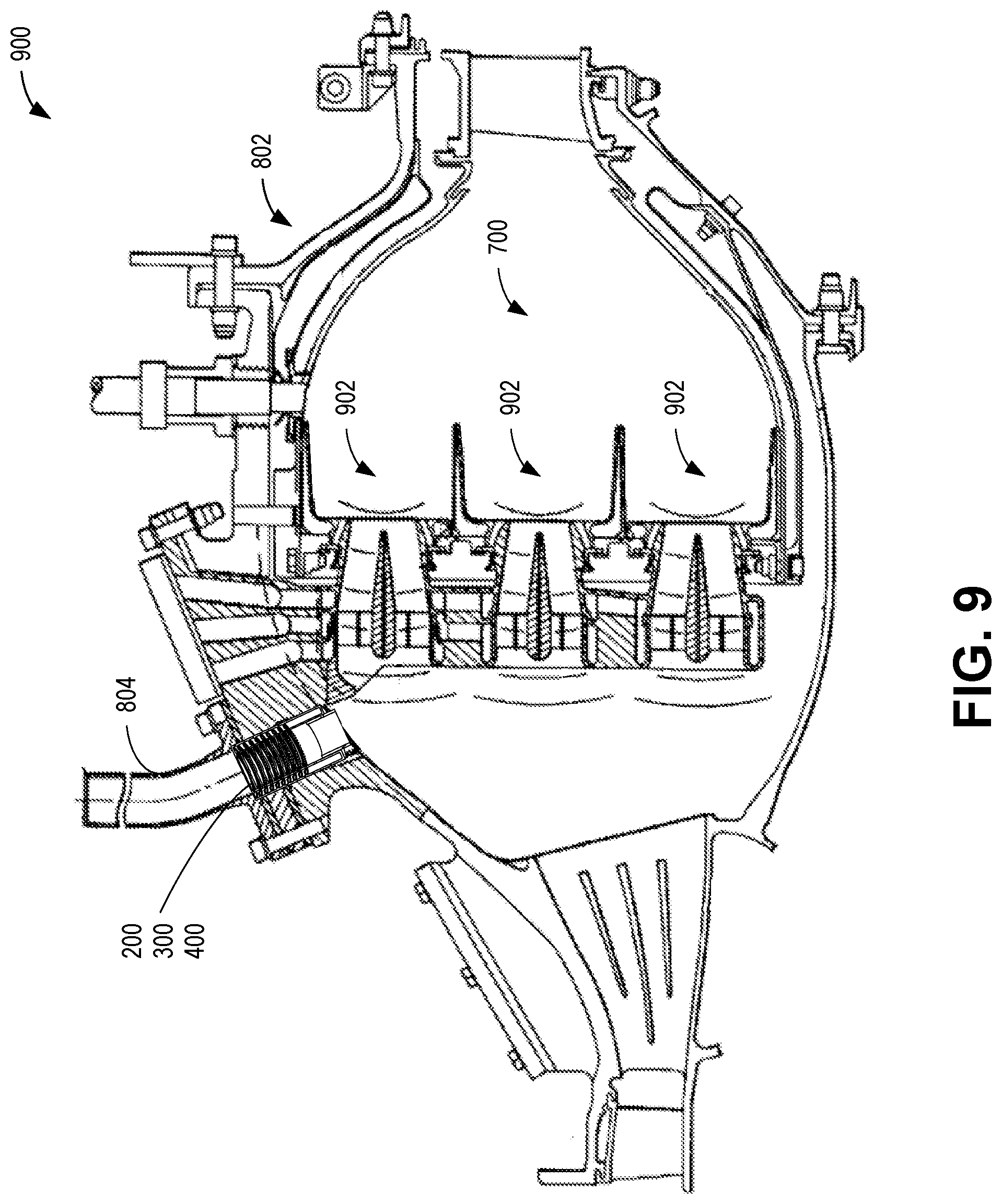 Patent US12134986 Figure 9 – Acoustic damping device