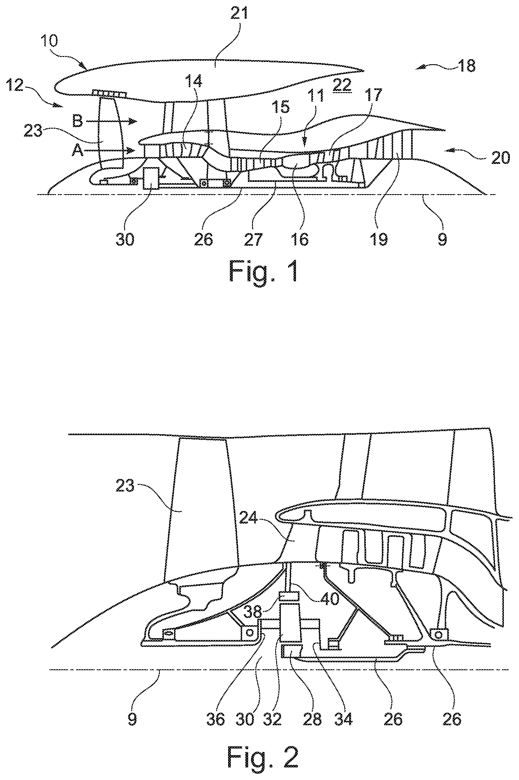 Patent US12134996 Figure 1 – Acoustic liner and gas turbine engine with such acoustic liner