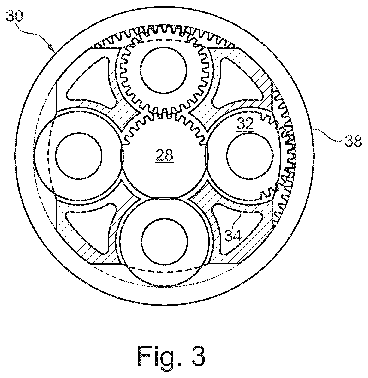 Patent US12134996 Figure 2 – Acoustic liner and gas turbine engine with such acoustic liner