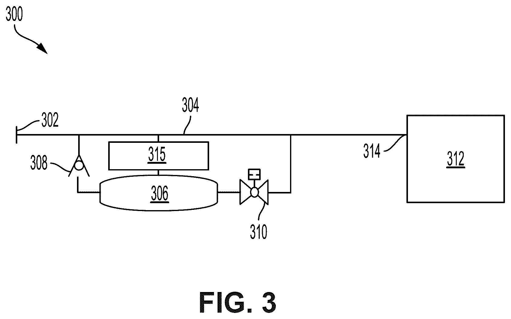 Patent US12134998 Figure 3 – Reserve fuel system for wellsite equipment