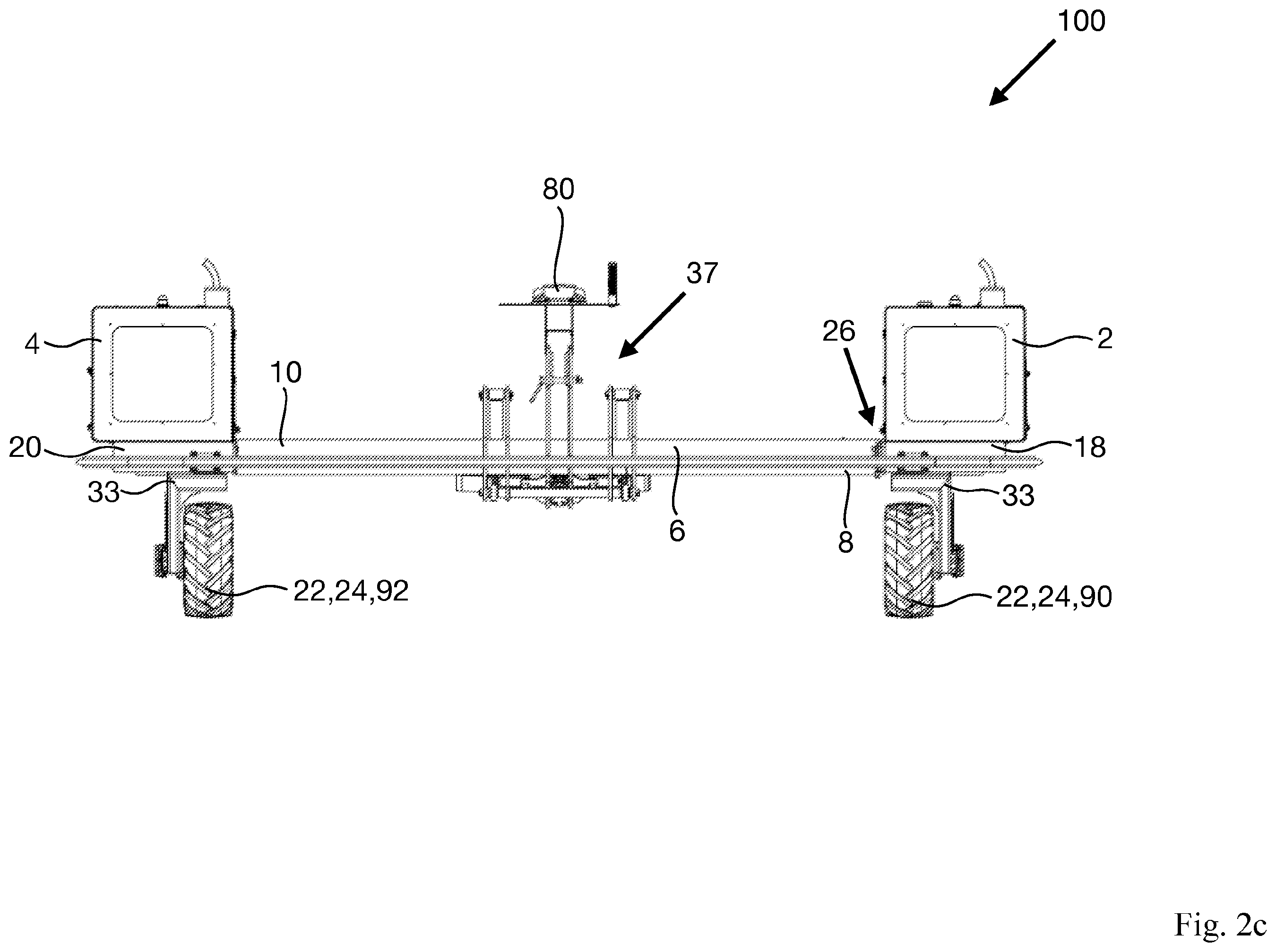Patent US12137623 Figure 4 – Agricultural work vehicle