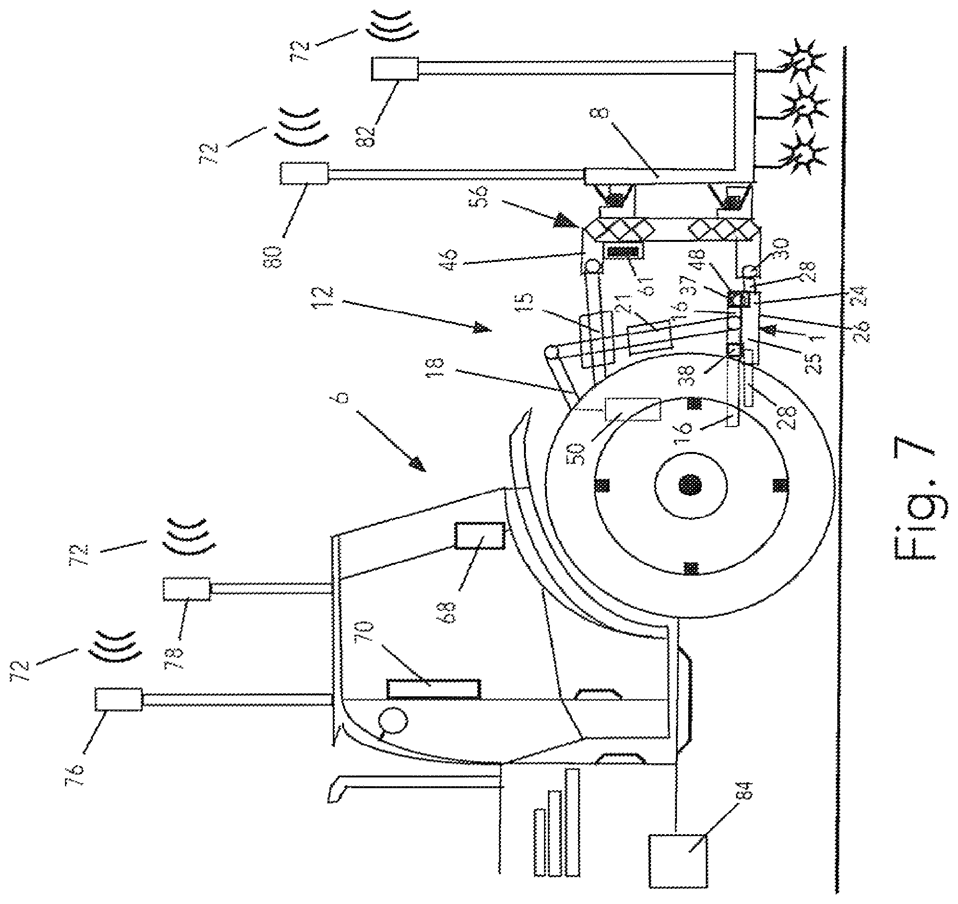 Patent US12137626 Figure 9 – Three-point hitch with attachable implement-actuators