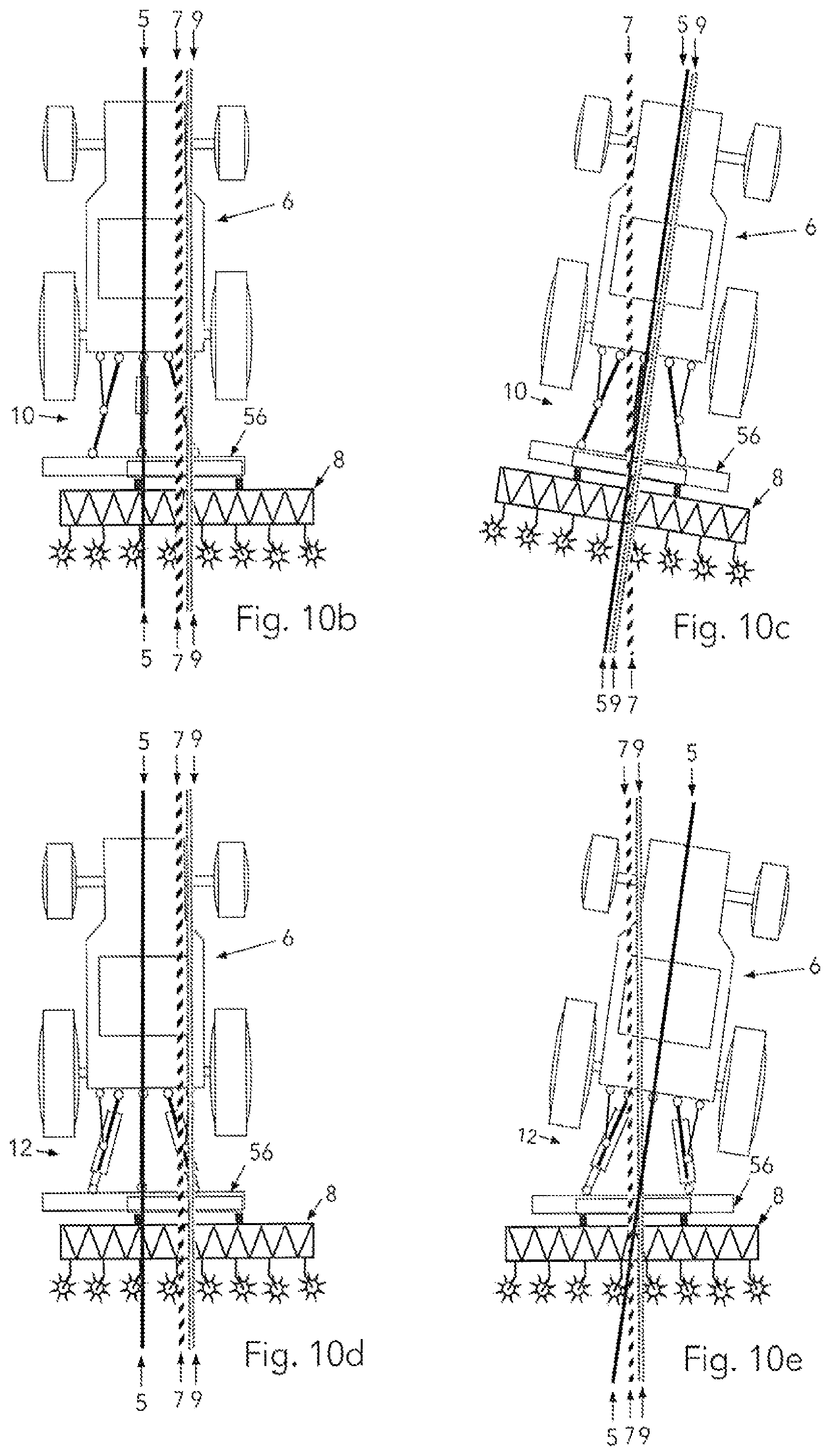 Patent US12137626 Figure 12 – Three-point hitch with attachable implement-actuators