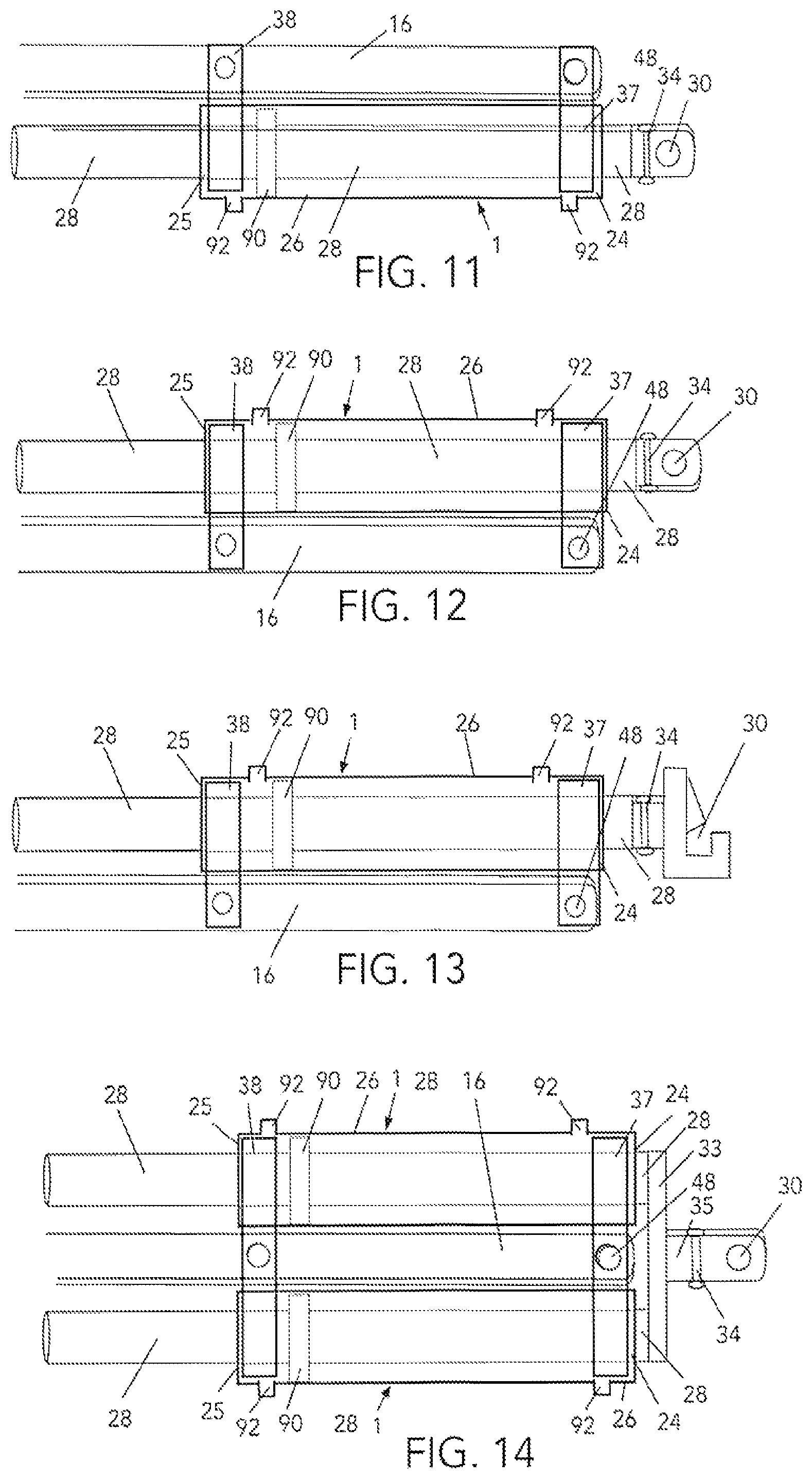 Patent US12137626 Figure 13 – Three-point hitch with attachable implement-actuators