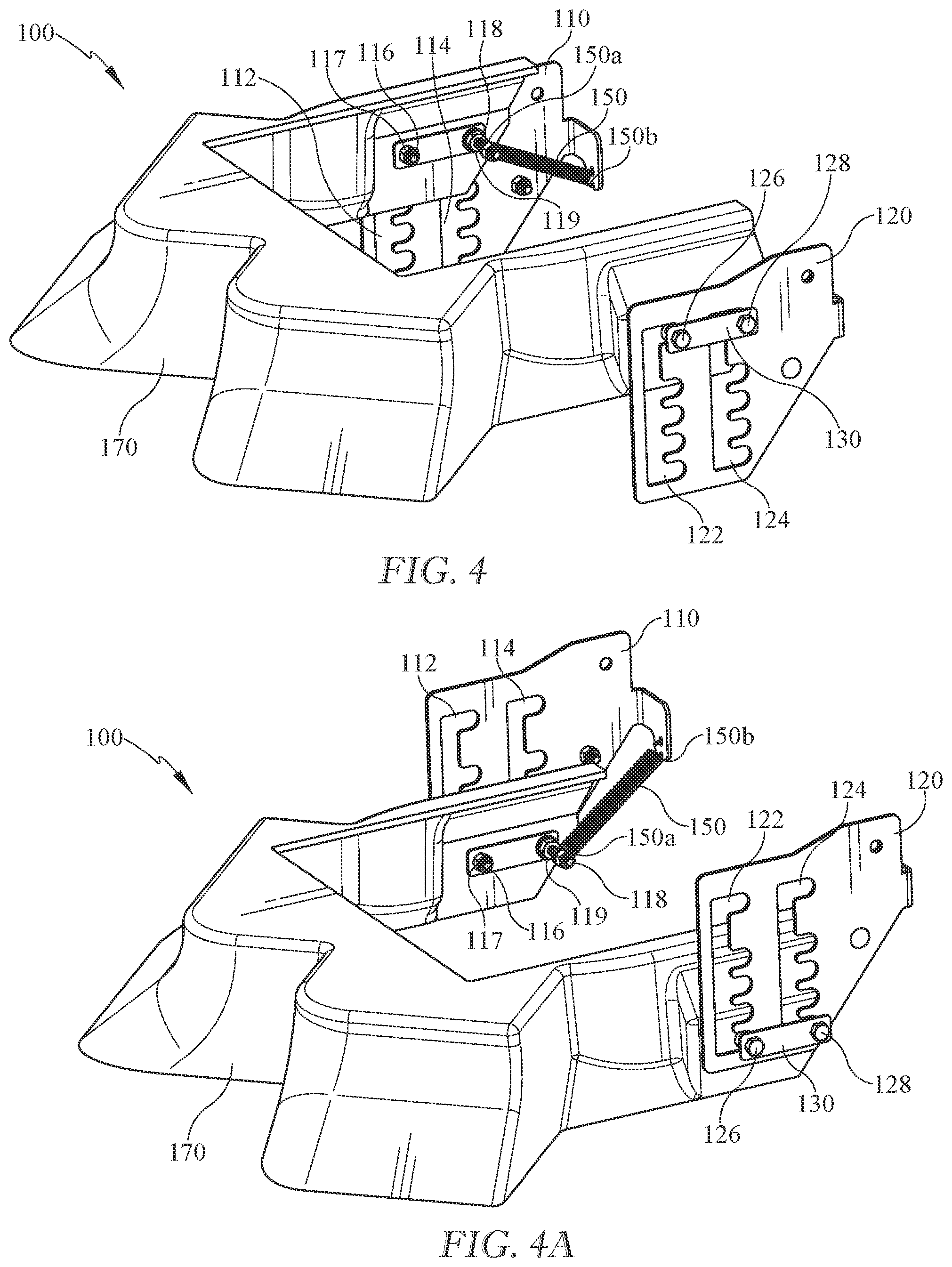 Patent US12137627 Figure 5 – Adjustable deflector assembly for a broadcast spreader