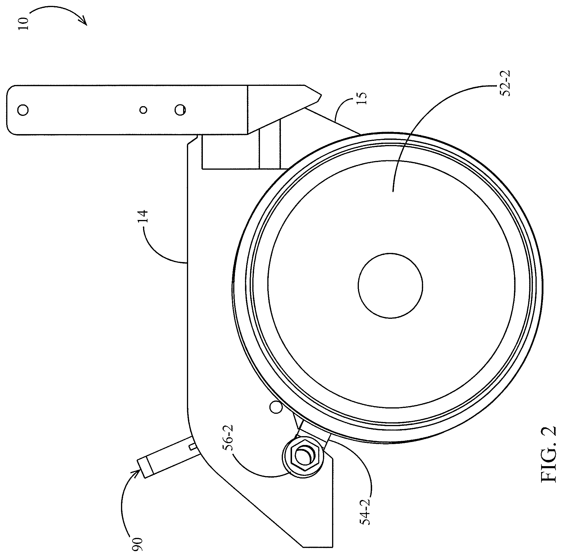 Patent US12137628 Figure 2 – Agricultural trench depth sensing systems, methods, and apparatus