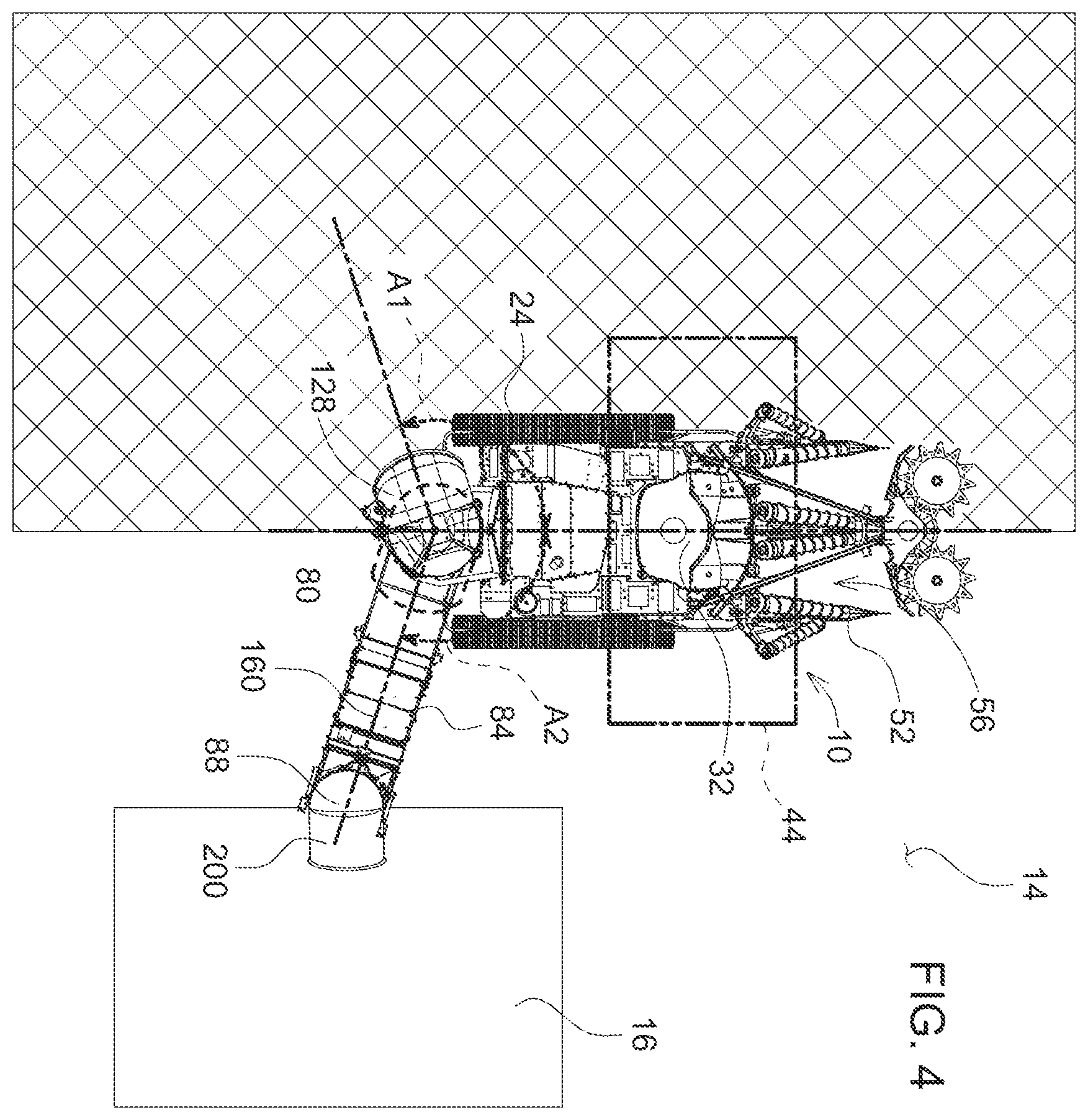 Patent US12137631 Figure 4 – Residue management control system for harvester