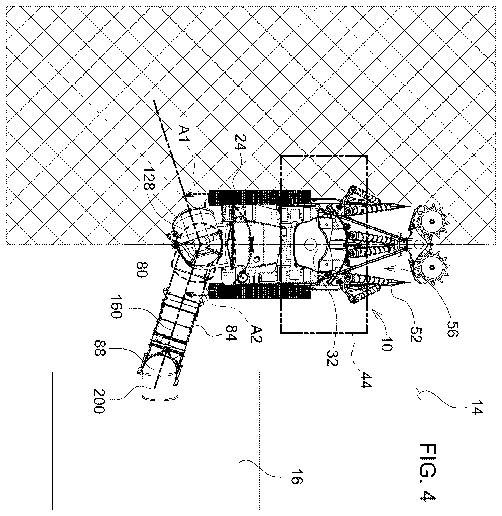 Patent US12137632 Figure 4 – Residue management control system for harvester