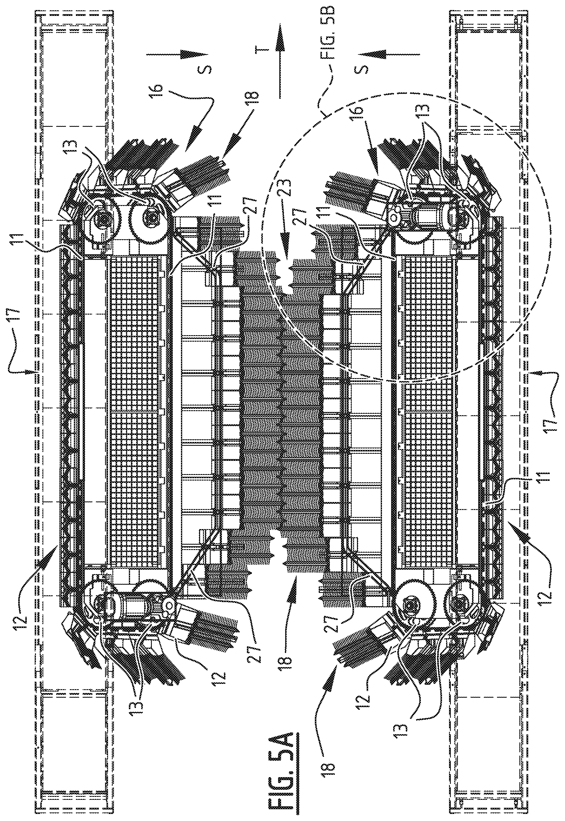 Patent US12137633 Figure 5 – Harvesting device and method for harvesting fruit hanging from a plant