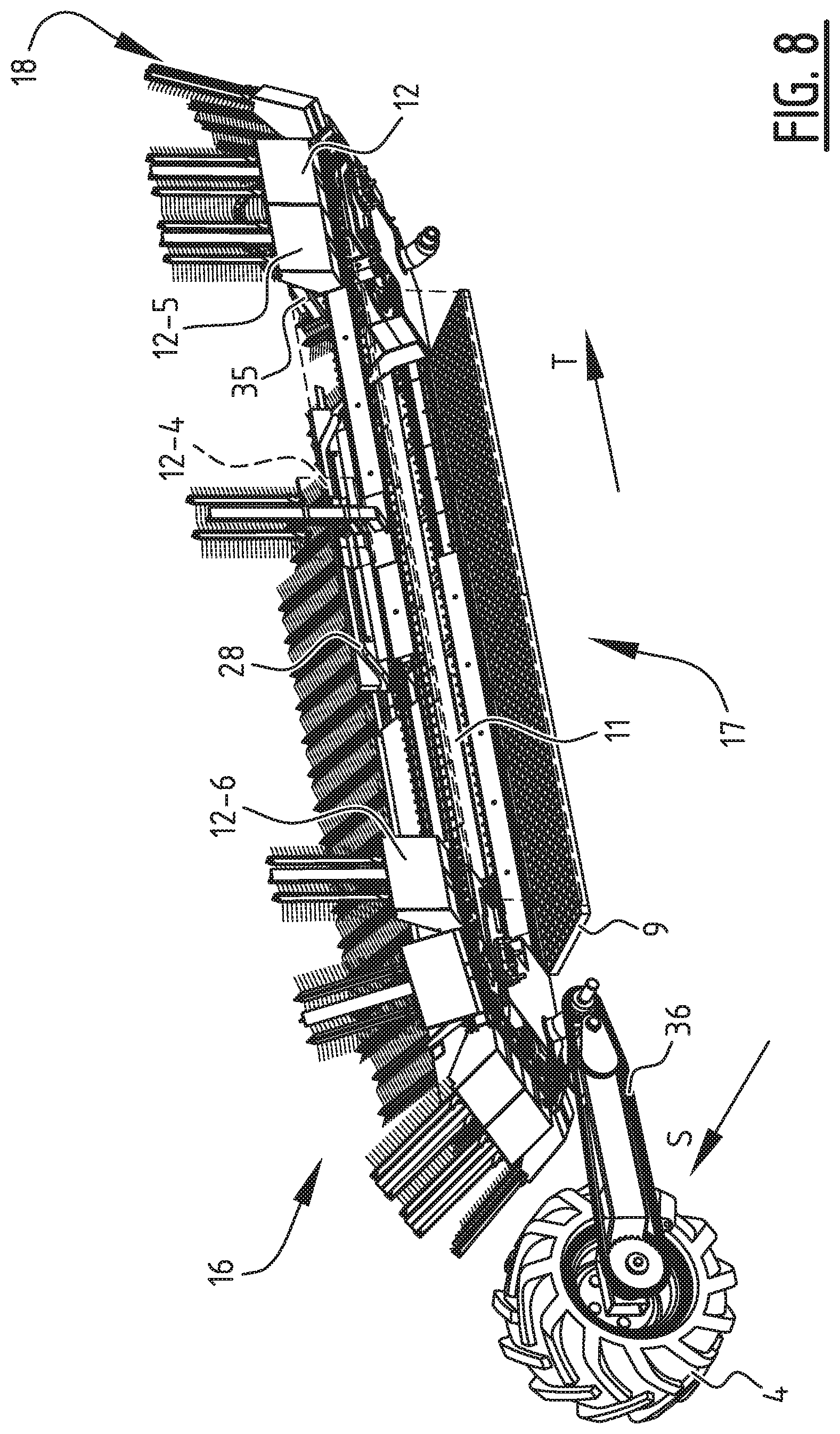Patent US12137633 Figure 10 – Harvesting device and method for harvesting fruit hanging from a plant