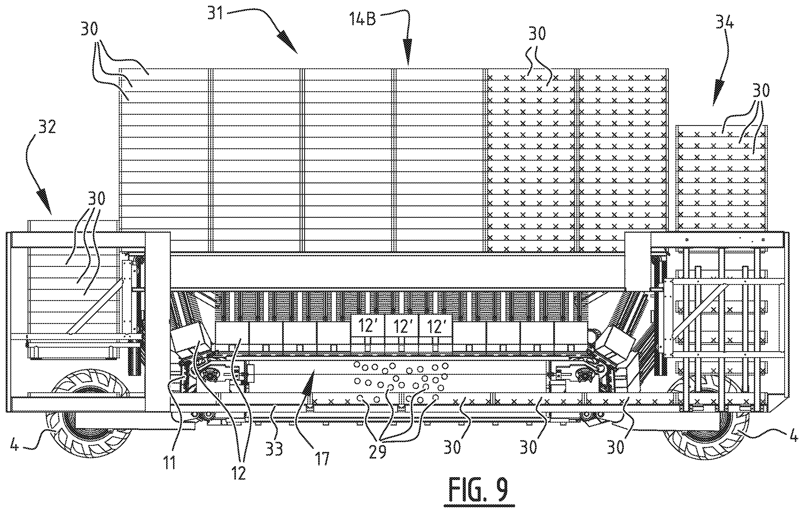 Patent US12137633 Figure 11 – Harvesting device and method for harvesting fruit hanging from a plant