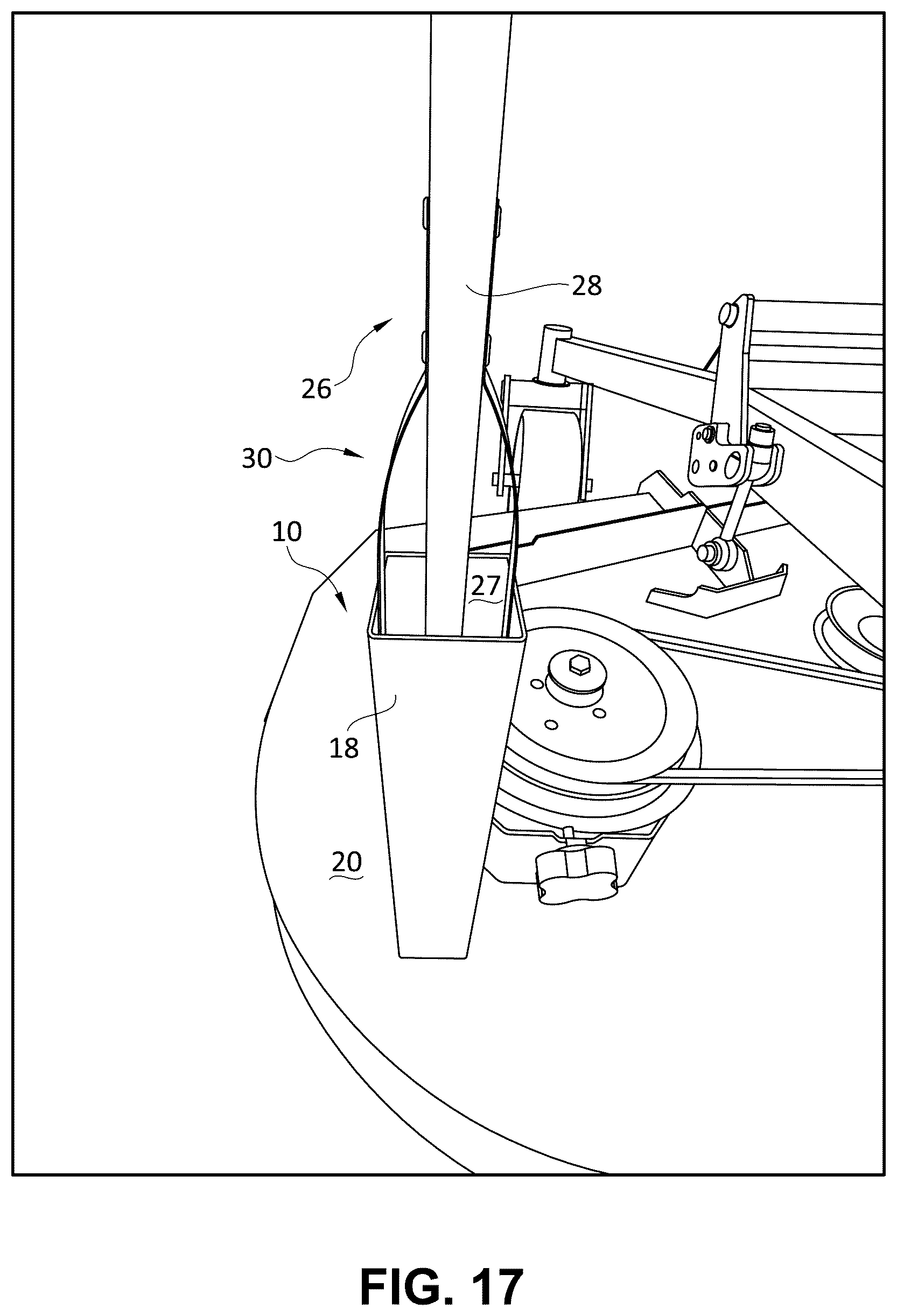 Patent US12137635 Figure 17 – Lawnmower tool receiver apparatus and methods