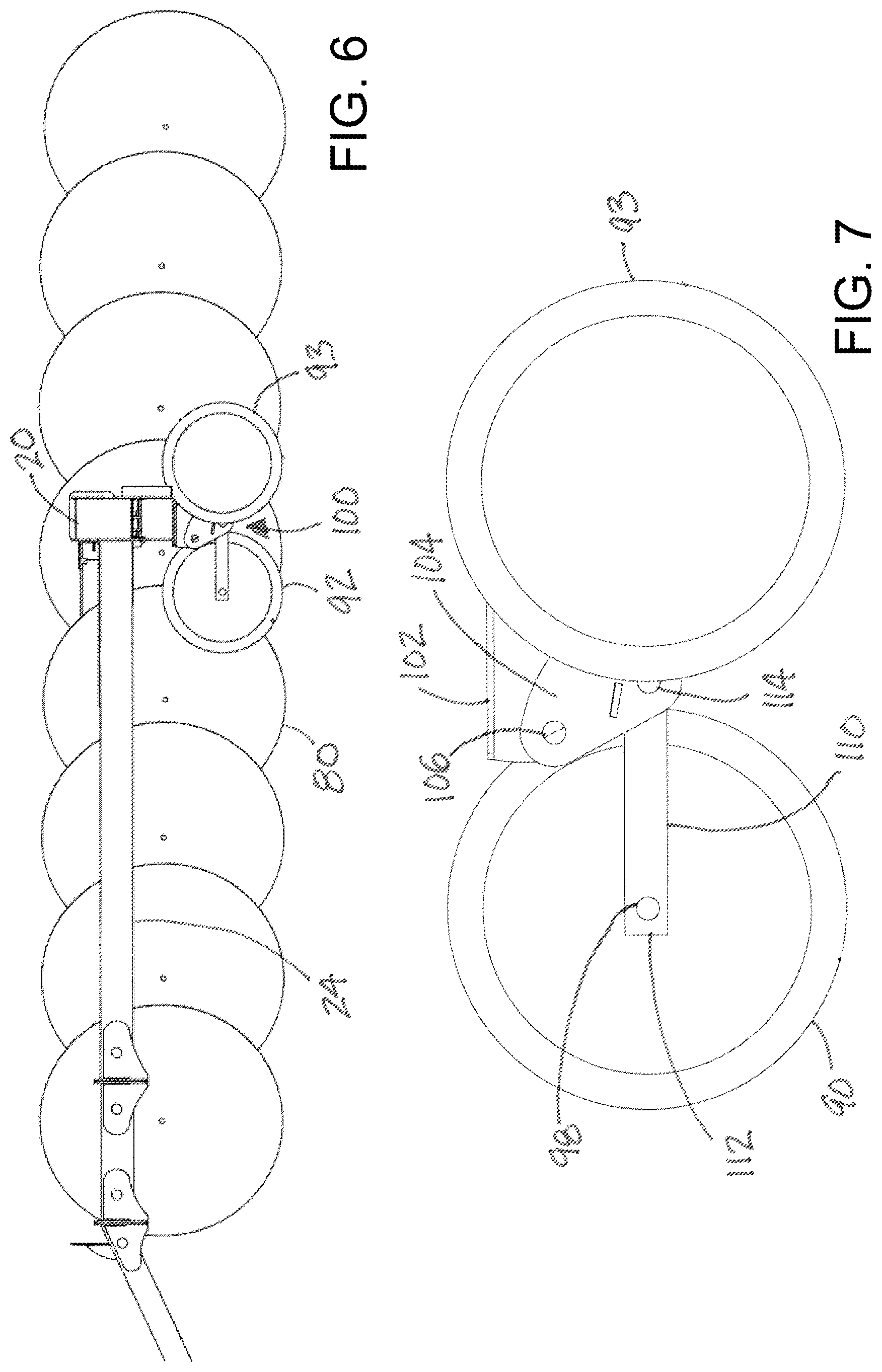 Patent US12137636 Figure 6 – Implement for moving plant material in a field