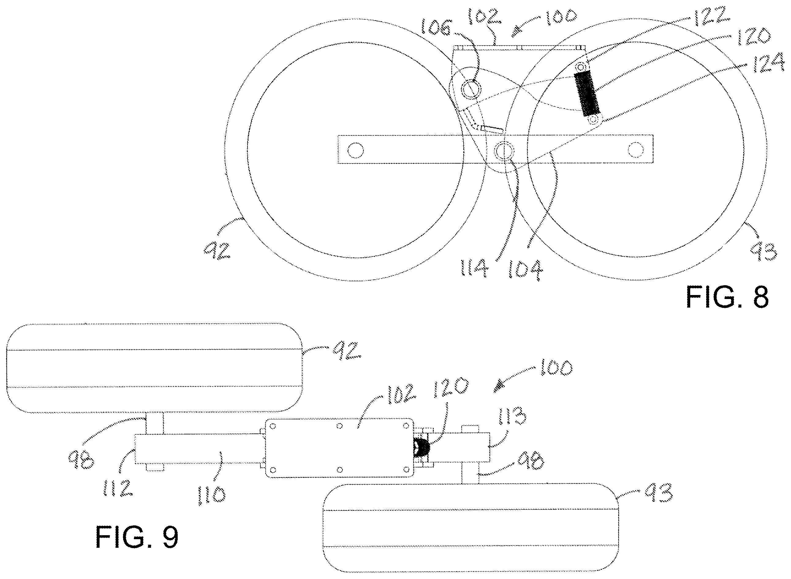 Patent US12137636 Figure 7 – Implement for moving plant material in a field