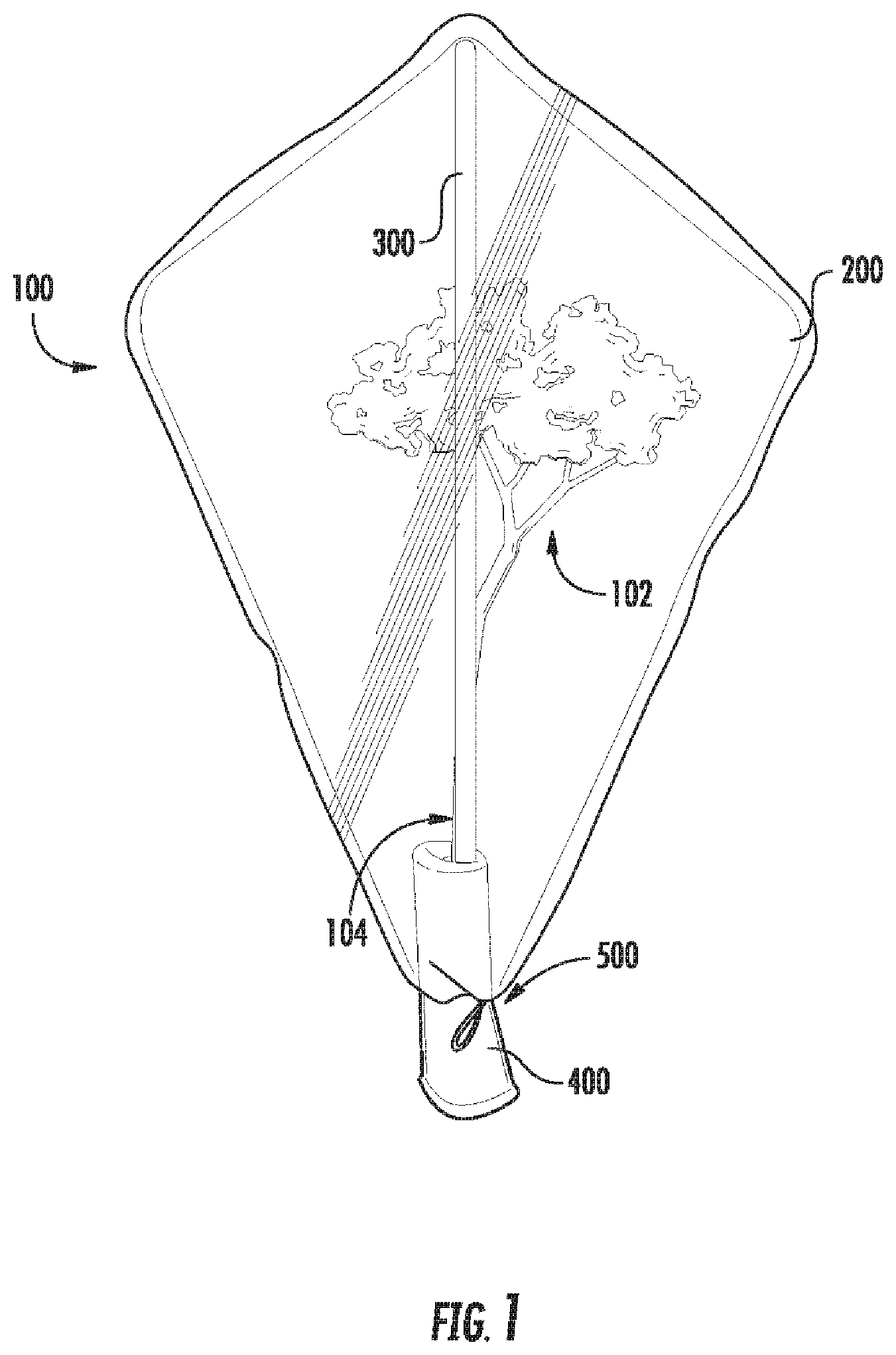 Patent US12137638 Figure 1 – Plant cover device with upper end and lower tubular end and related methods